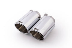 Kies-Motorsports Remus Remus Stainless Steel 102mm Angled Chrome w/Adj Clamp Tail Pipe Set (Pair)