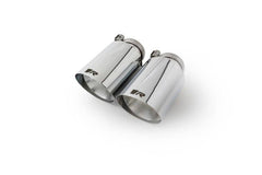 Kies-Motorsports Remus Remus Stainless Steel 102mm Straight Cut Chrome Tail Pipe Set (Quad Tips)