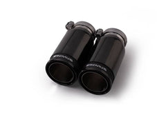 Kies-Motorsports Remus Remus Stainless Steel 84mm Black Chrome Straight w/Carbon Insert Tail Pipe Set (Pair)