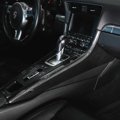 Kies-Motorsports Rennline Porsche 991/981/718 CARBON FIBER CENTER CONSOLE PANELS