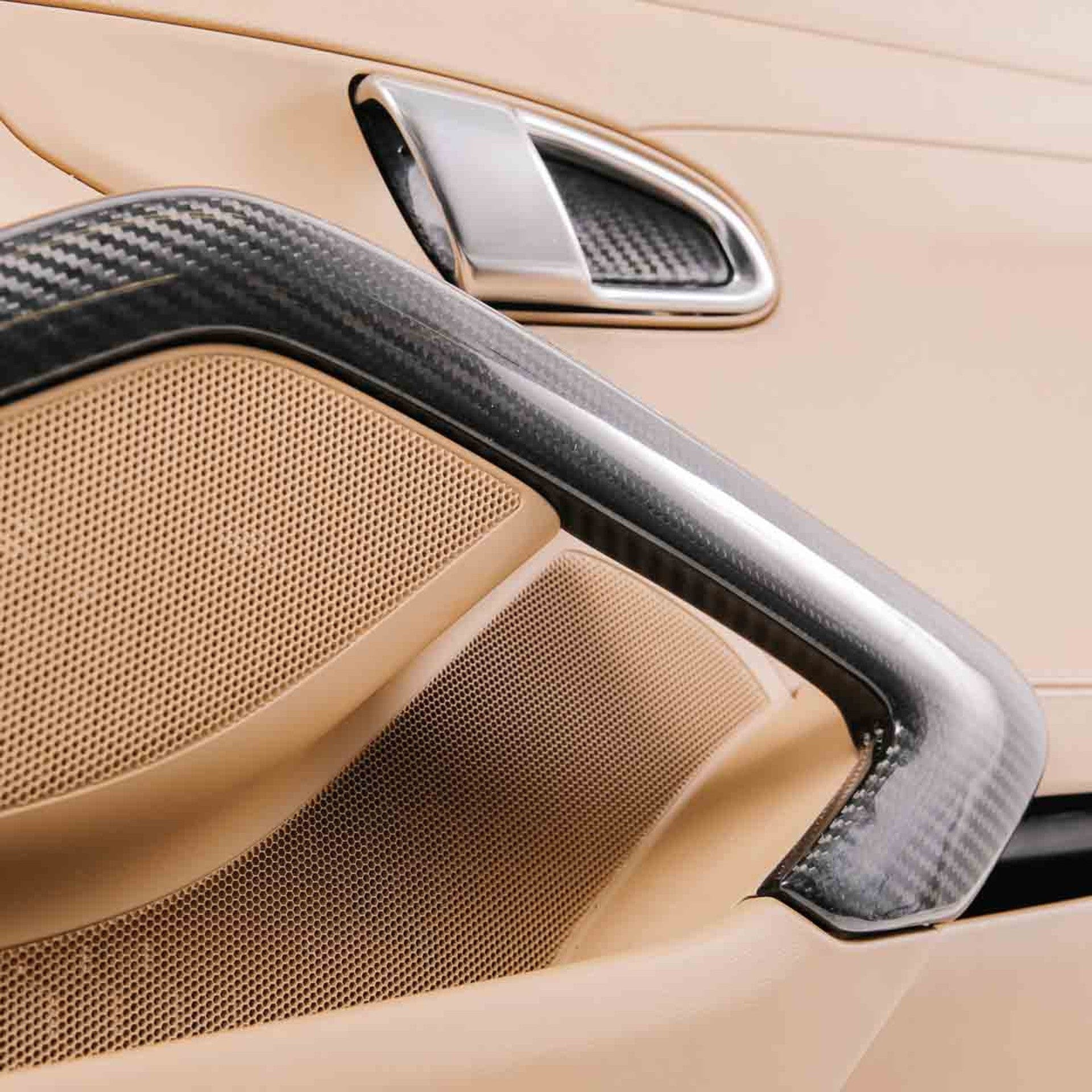 Kies-Motorsports Rennline Porsche 991/981/718 CARBON FIBER DOOR HANDLE