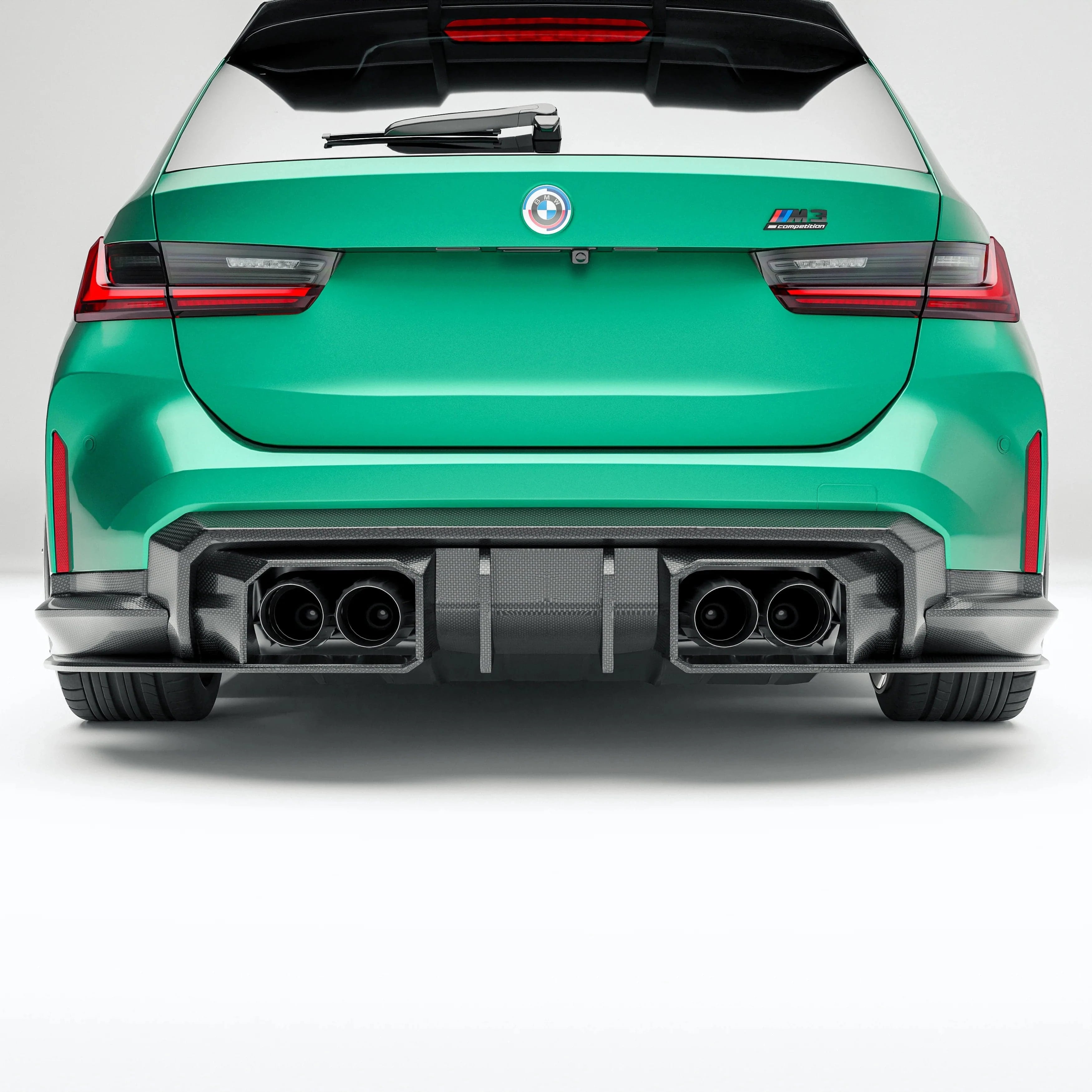 Kies-Motorsports Revozport Revozport 6 Pieces Carbon Fiber Rear Diffuser for BMW G80 G81 M3 2021-2024