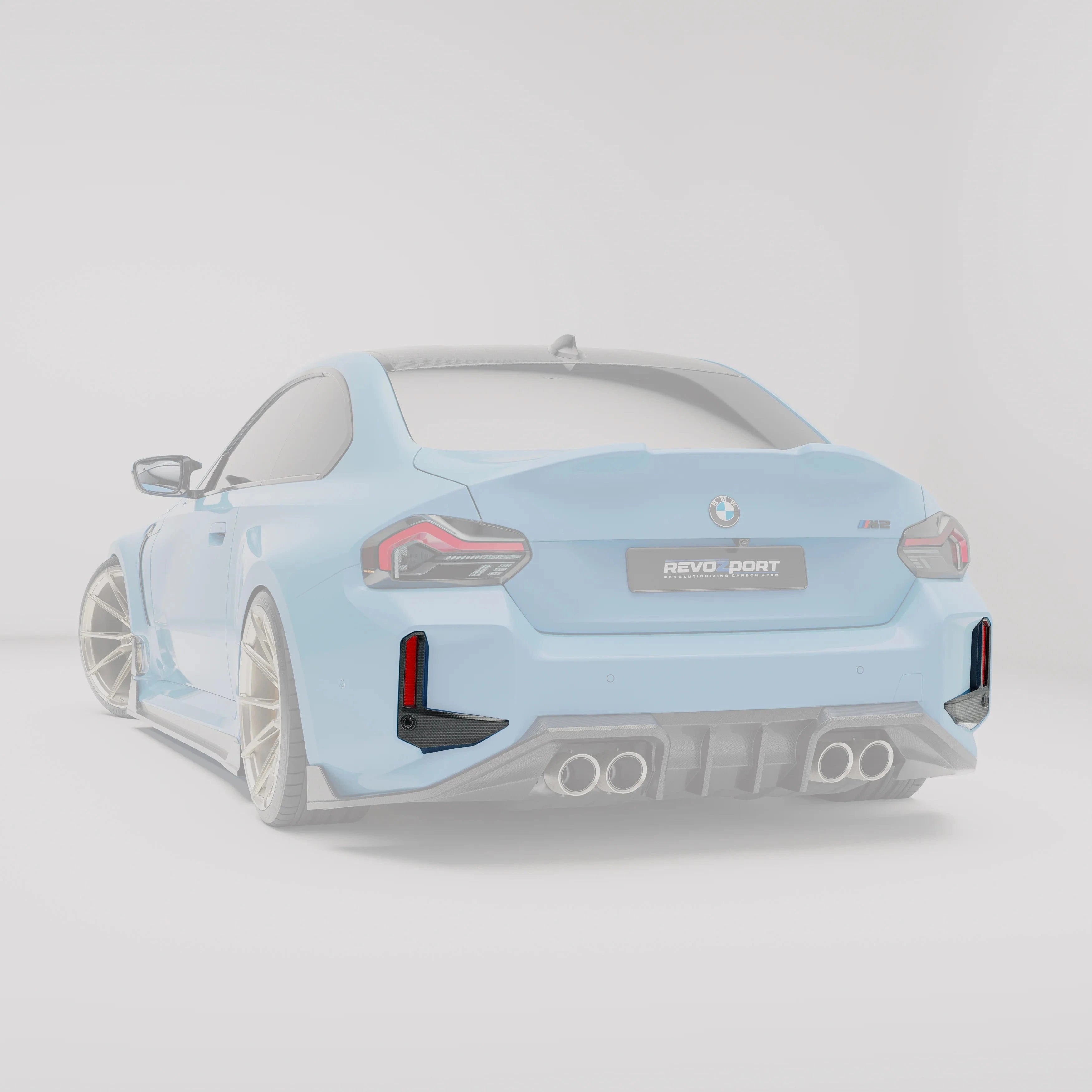 Kies-Motorsports Revozport Revozport Carbon Fiber Fins or BMW G87 M2