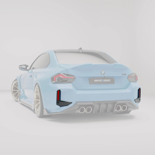 Kies-Motorsports Revozport Revozport Carbon Fiber Fins or BMW G87 M2