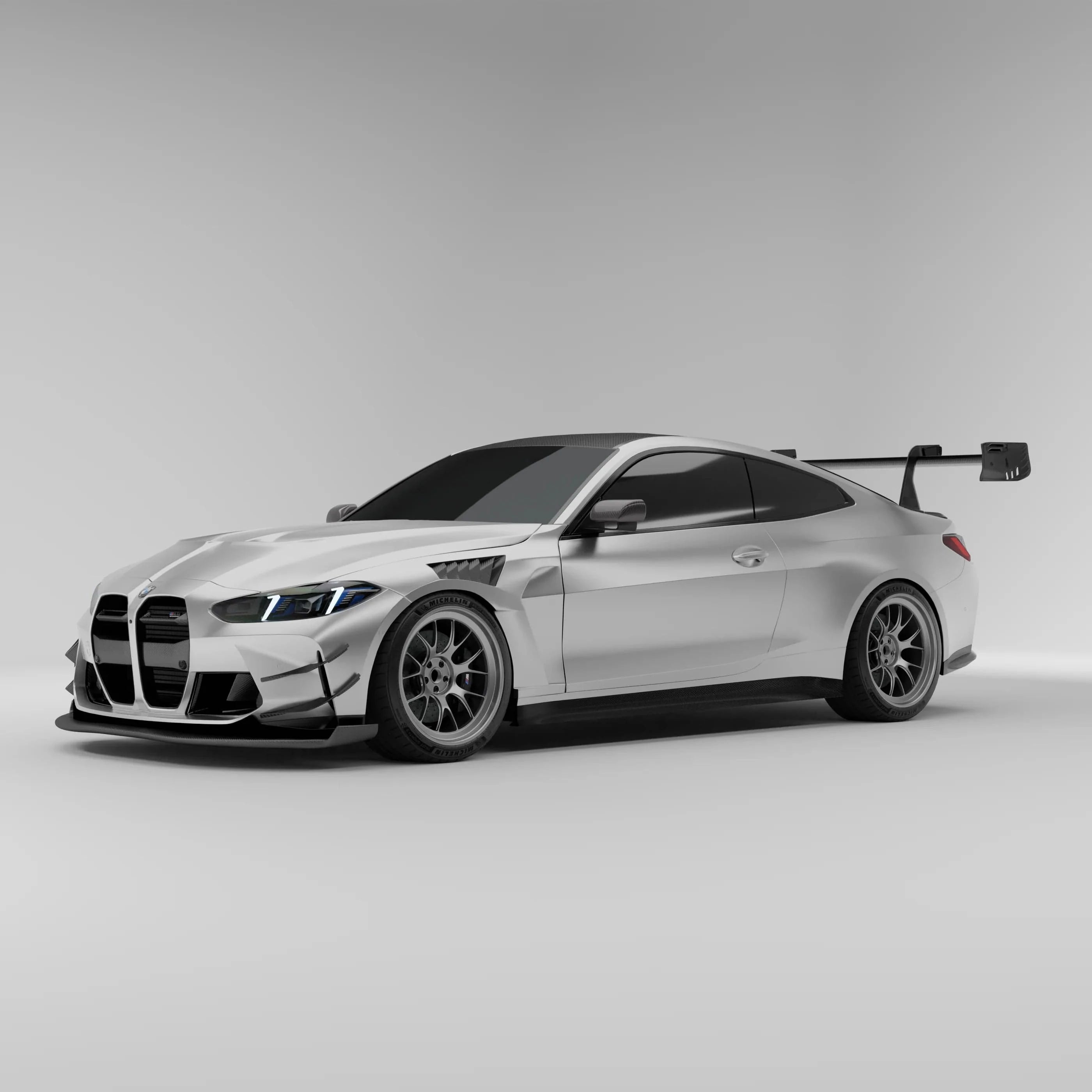 Kies-Motorsports Revozport Revozport Carbon Fiber Front Air Dam for BMW G80 G81 M3 G82 G83 M4 2021-2024