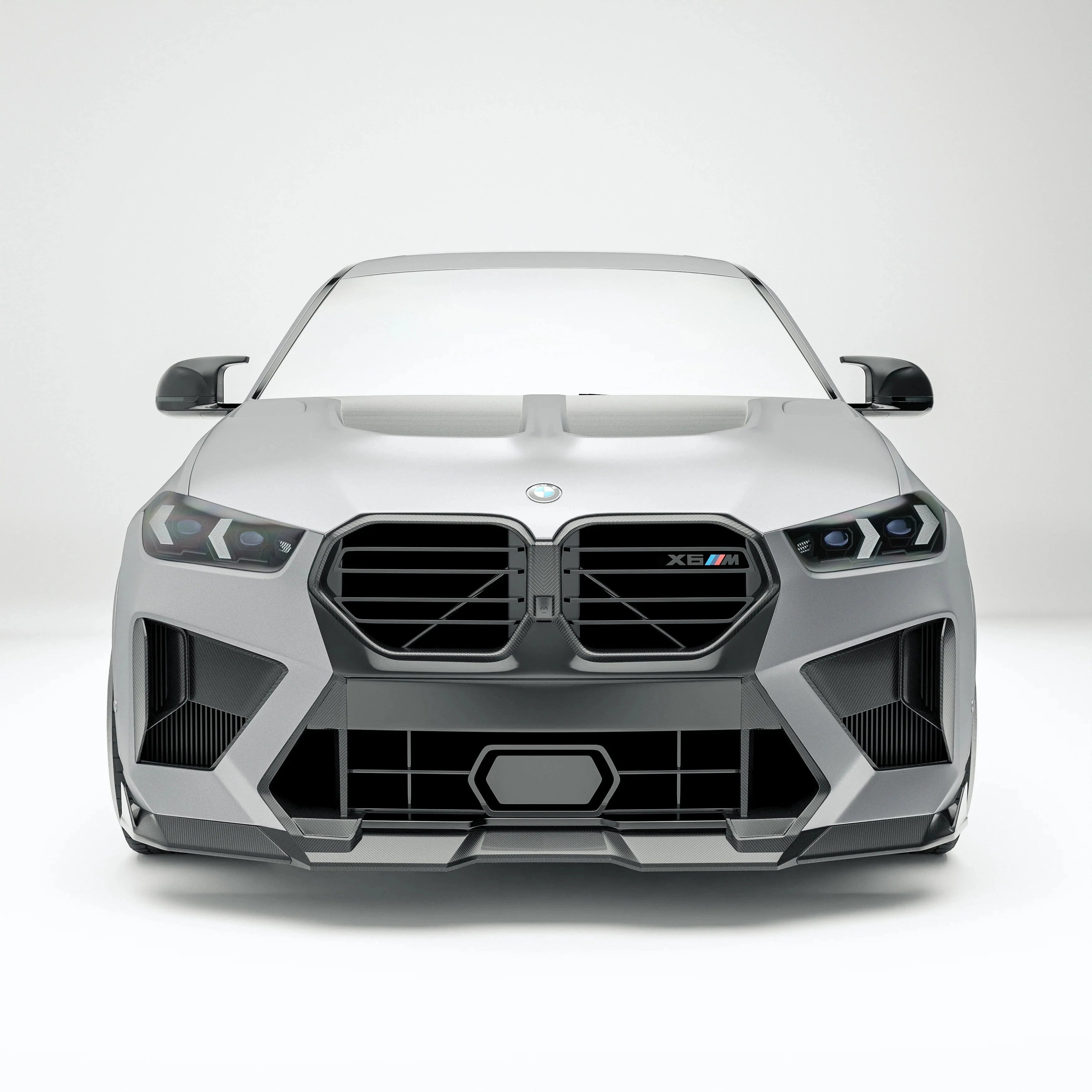 Kies-Motorsports Revozport Revozport Carbon Fiber Front Bmper Vents for BMW X5M F95 X6M F96 LCI (2023+)