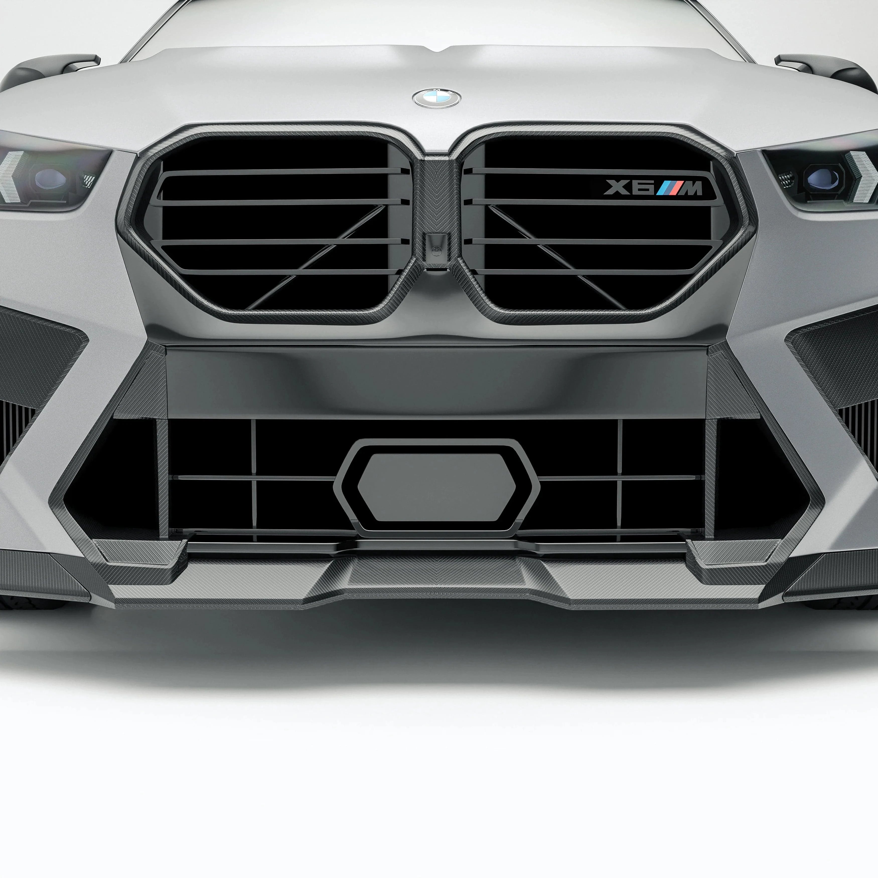 Kies-Motorsports Revozport Revozport Carbon Fiber Front Bmper Vents for BMW X5M F95 X6M F96 LCI (2023+)