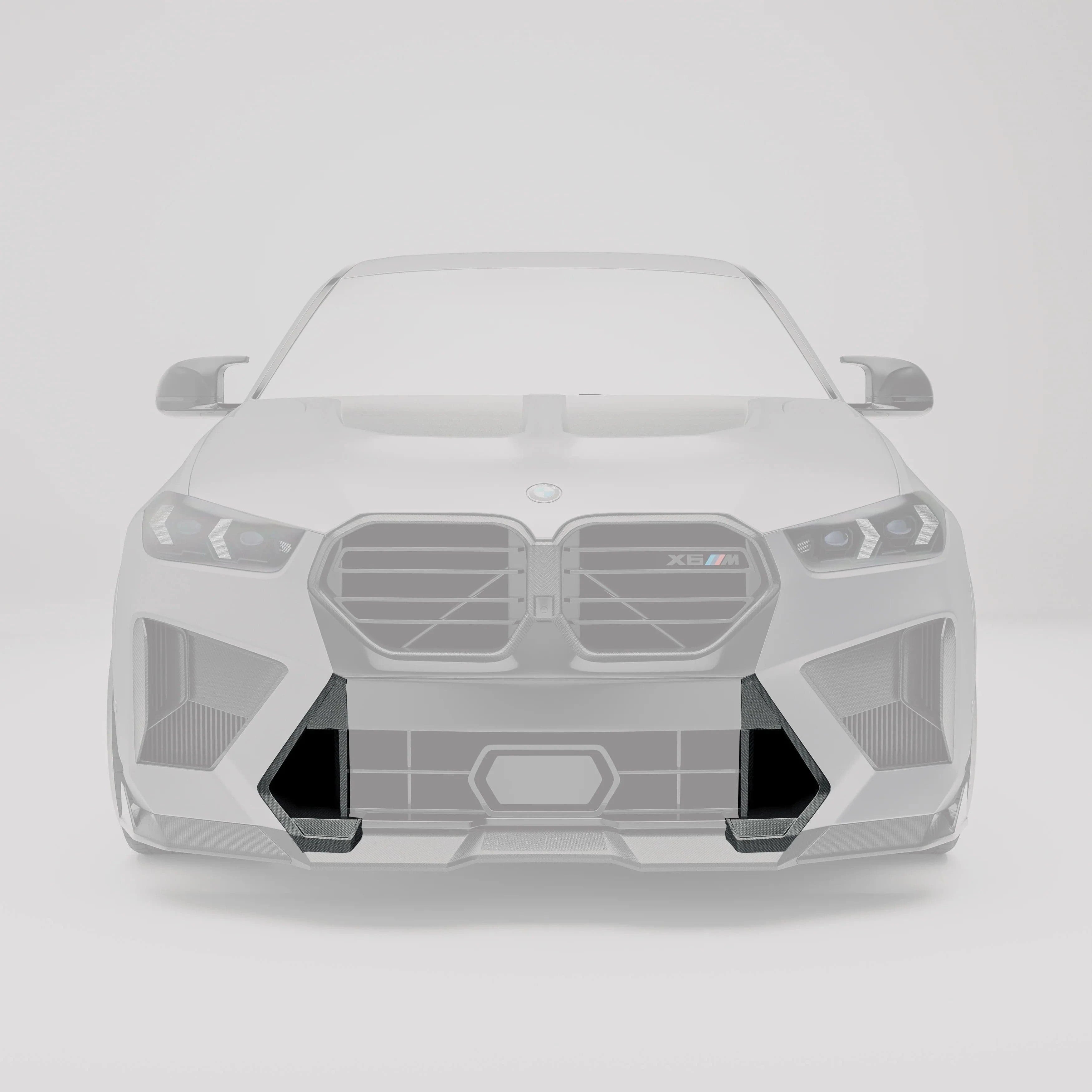 Kies-Motorsports Revozport Revozport Carbon Fiber Front Bmper Vents for BMW X5M F95 X6M F96 LCI (2023+)