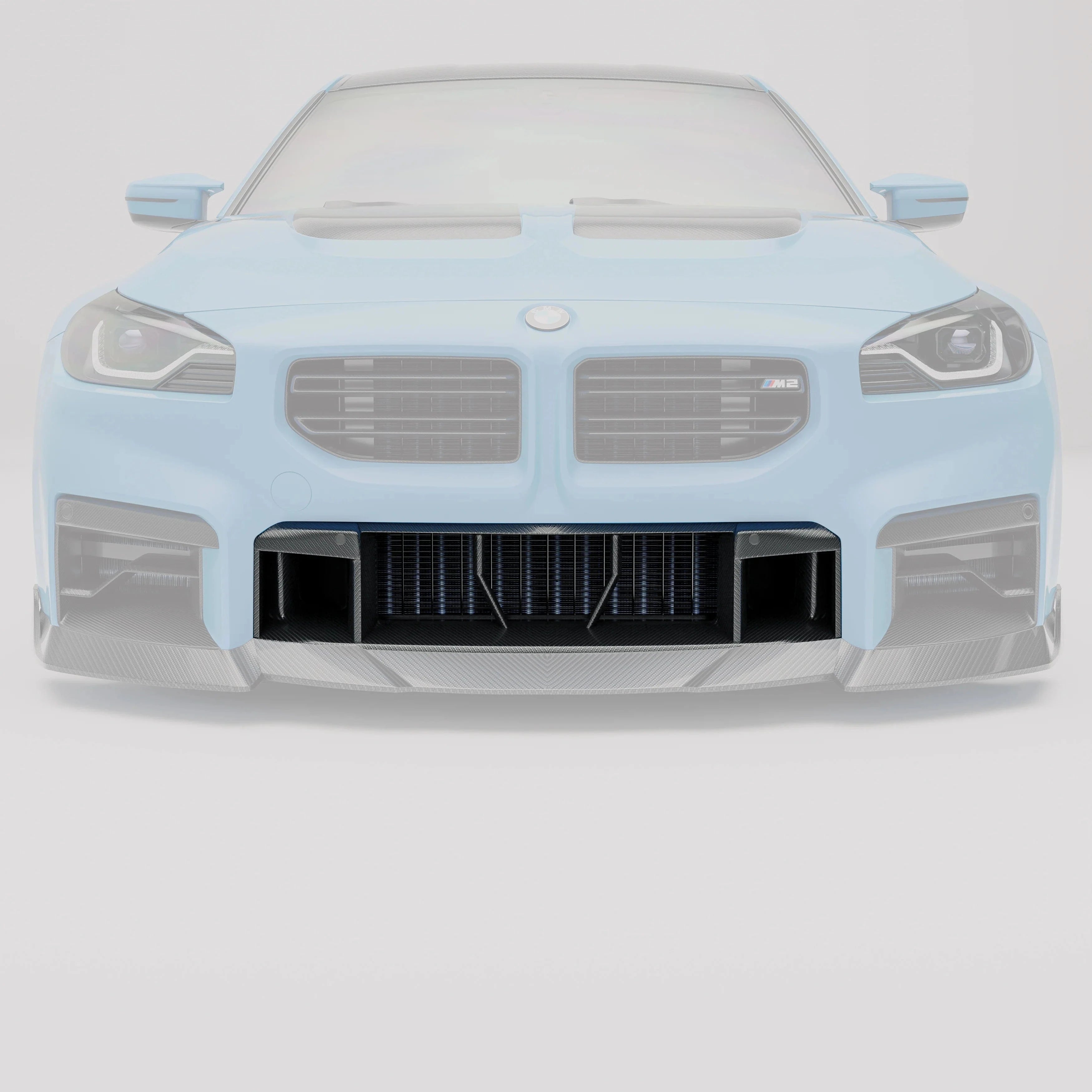 Kies-Motorsports Revozport Revozport Carbon Fiber Front Bumper Air Intake for BMW G87 M2