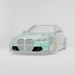 Kies-Motorsports Revozport Revozport Carbon Fiber Front Bumper Vents for BMW G80 G81 M3 G82 G83 M4 2021-2024