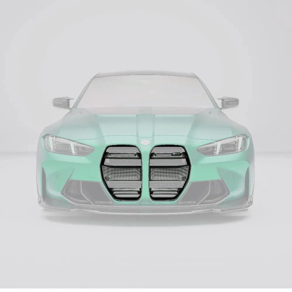 Kies-Motorsports Revozport Revozport Carbon Fiber Front Grill for BMW G80 G81 M3 G82 G83 M4 2021-2024