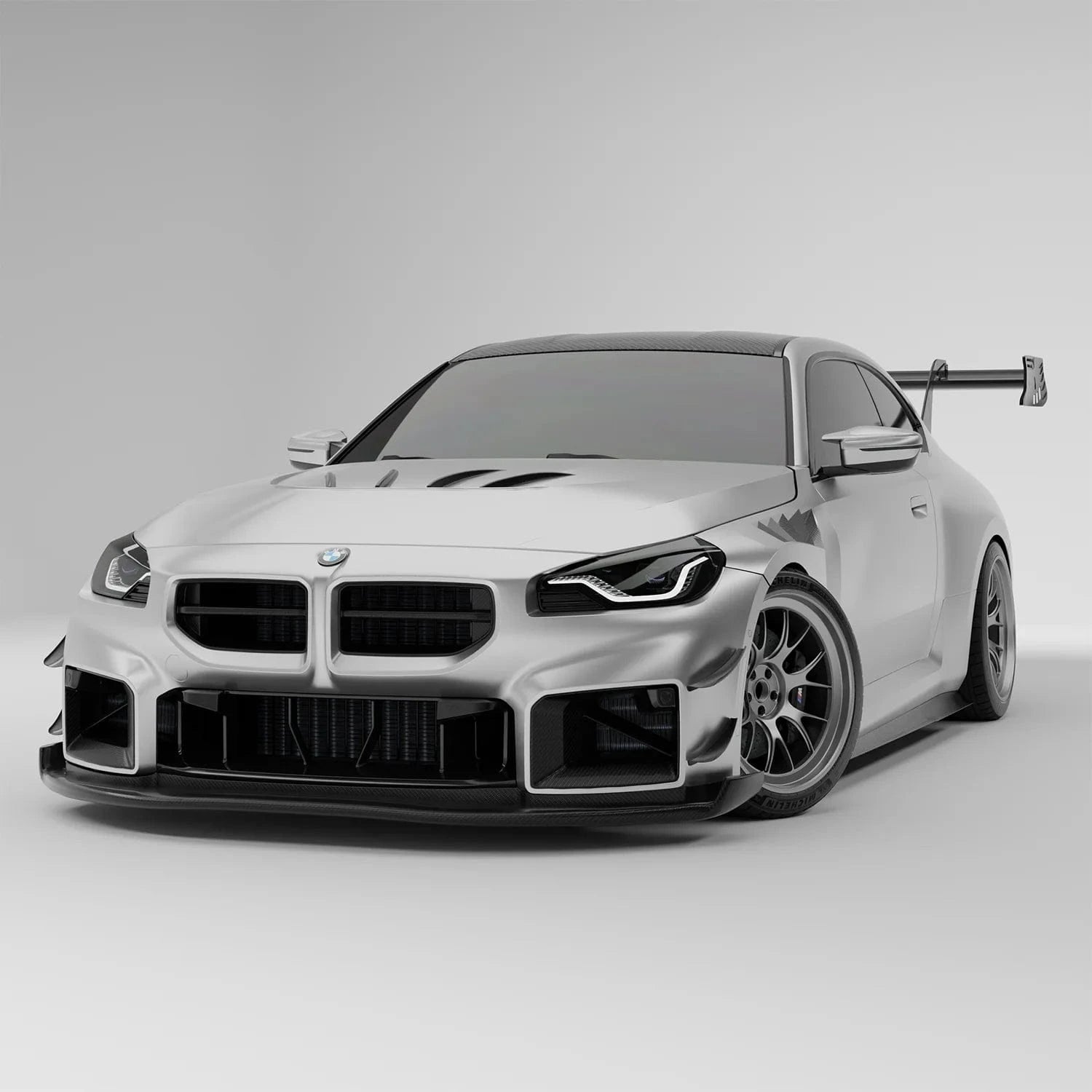 Kies-Motorsports Revozport Revozport Carbon Fiber Front Splitter for BMW G87 M2 G80 G81 M3 G82 G83