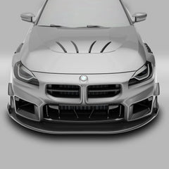 Kies-Motorsports Revozport Revozport Carbon Fiber Front Splitter for BMW G87 M2 G80 G81 M3 G82 G83