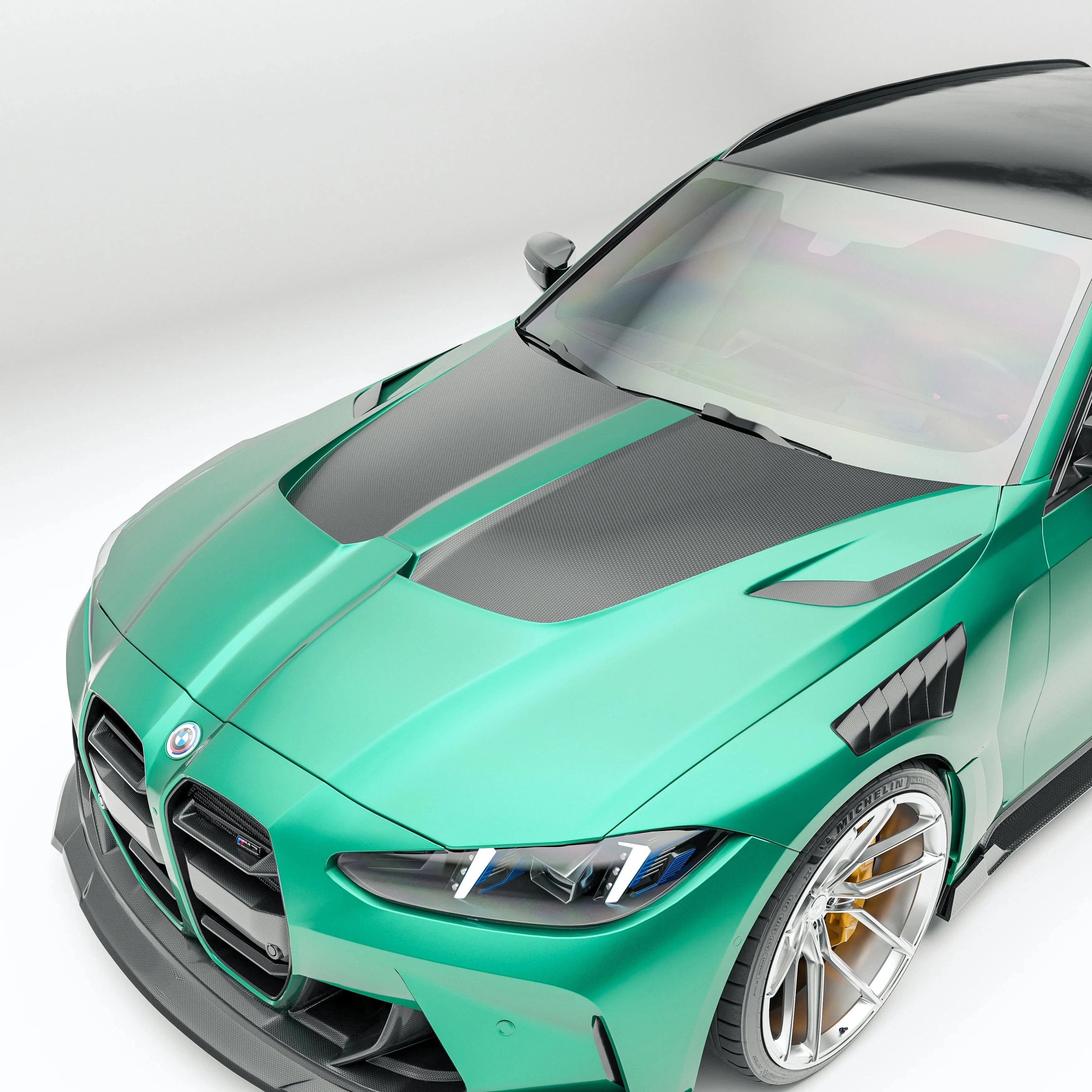 Kies-Motorsports Revozport Revozport Carbon Fiber Hood for BMW G80 G81 M3 G82 G83 M4 2021-2024