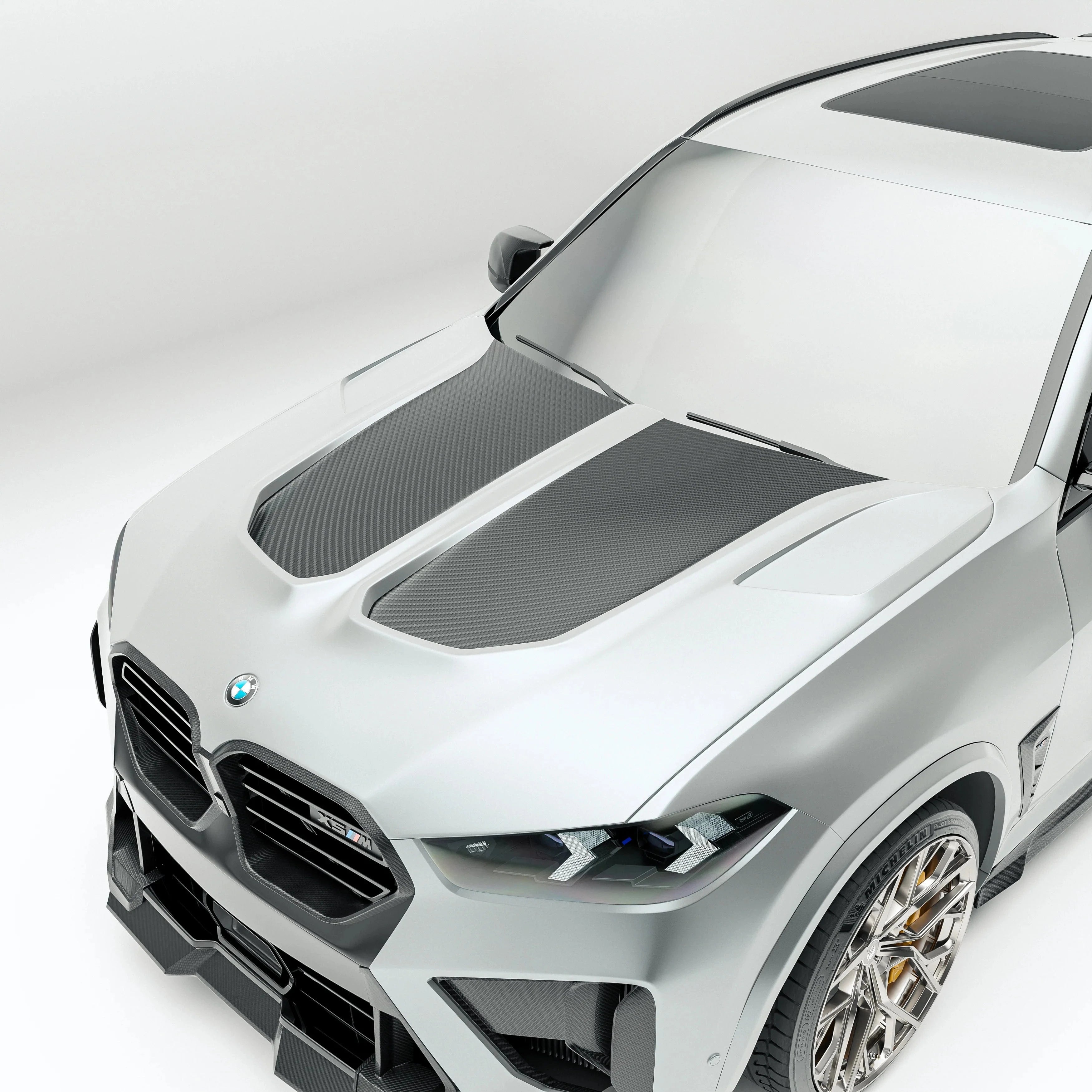Kies-Motorsports Revozport Revozport Carbon Fiber Hood for BMW X5M F95 X6M F96 LCI (2023+)