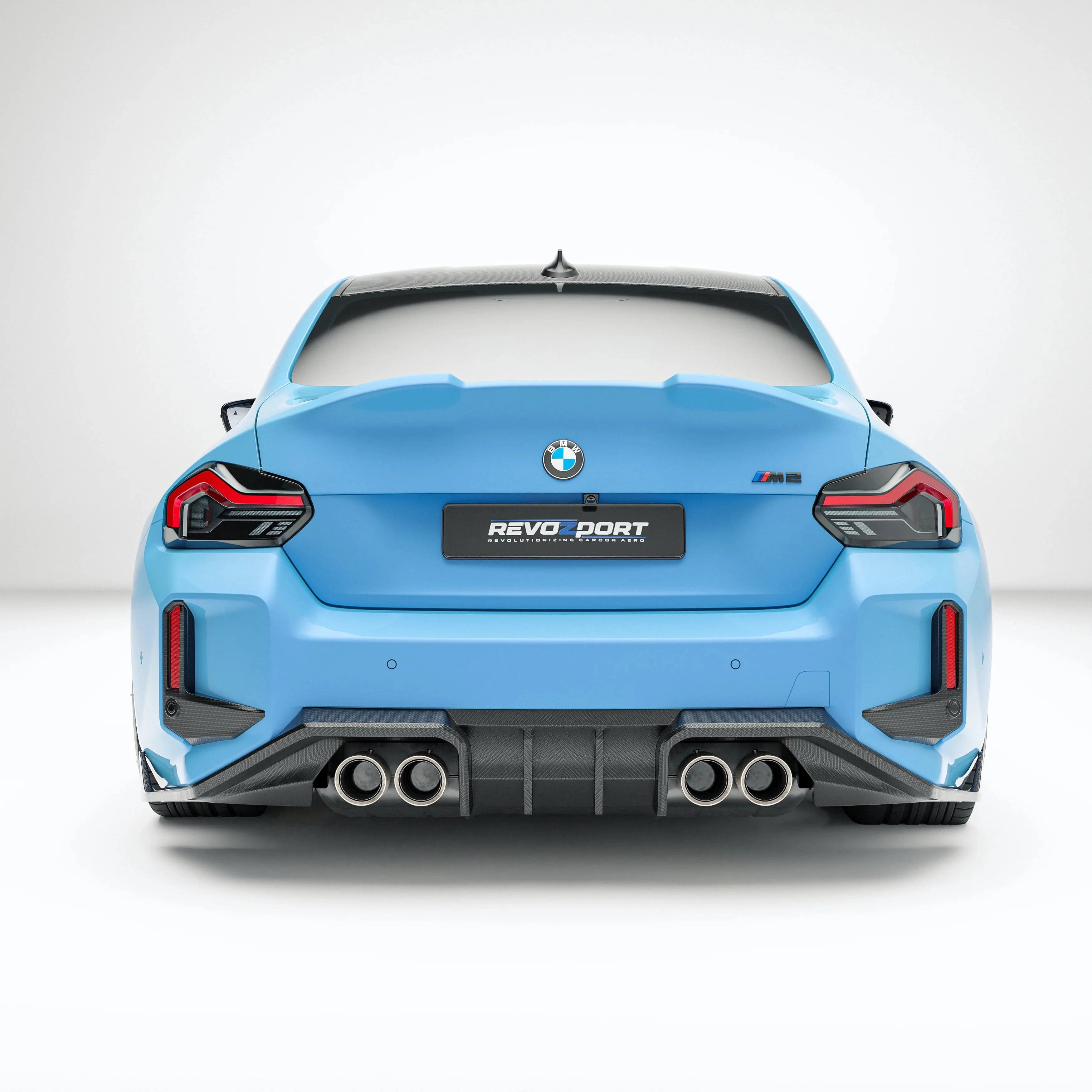 Kies-Motorsports Revozport Revozport Carbon Fiber Rear Diffuser for BMW G87 M2