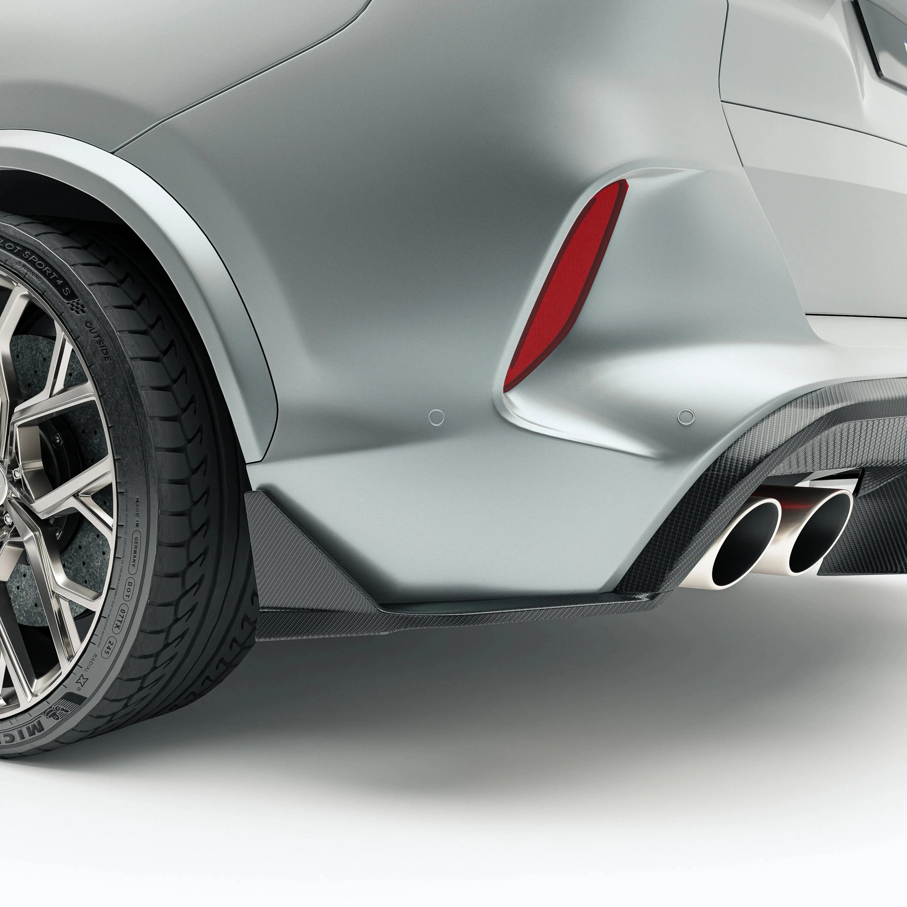 Kies-Motorsports Revozport Revozport Carbon Fiber Rear Diffuser for BMW X5M F95 LCI (2023+)