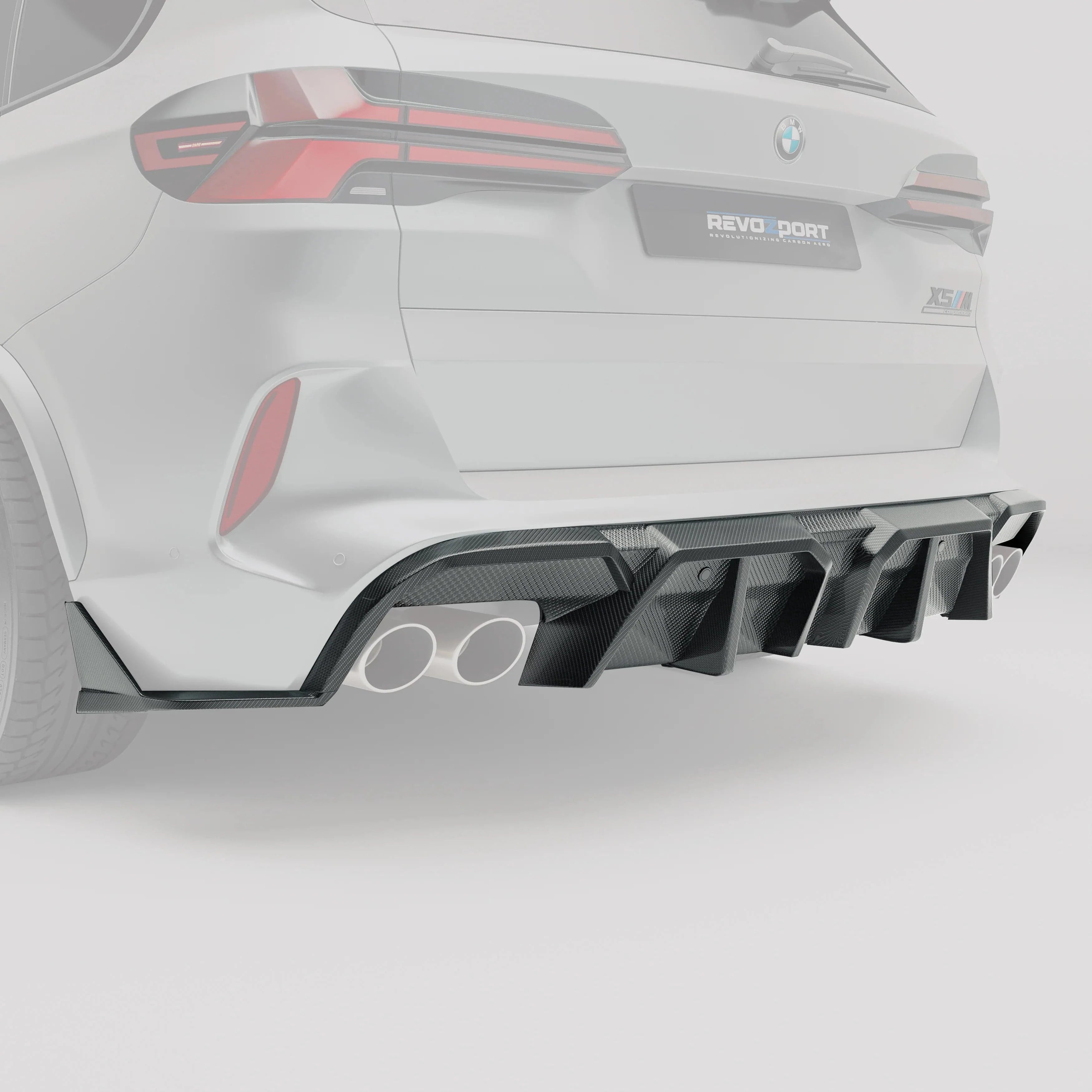 Kies-Motorsports Revozport Revozport Carbon Fiber Rear Diffuser for BMW X5M F95 LCI (2023+)