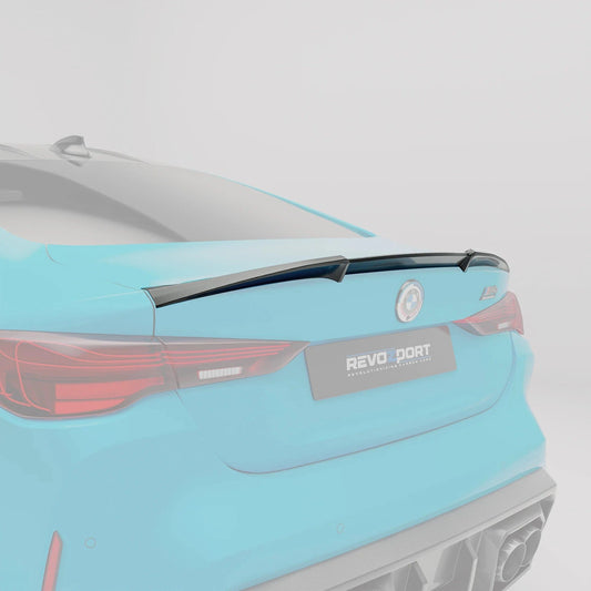 Kies-Motorsports Revozport Revozport Carbon Fiber Rear Spoiler for BMW G82 M4 G22 2021-2024