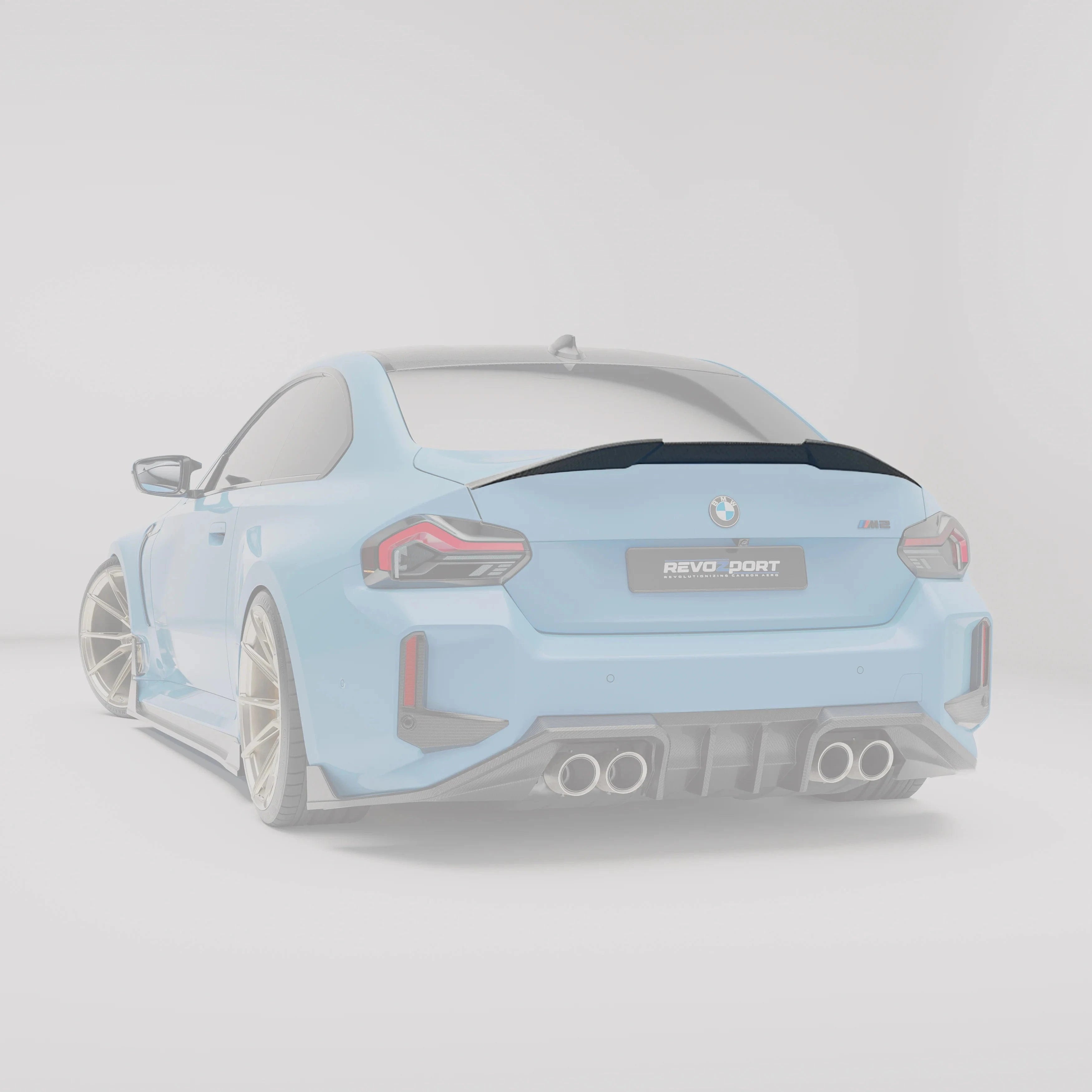 Kies-Motorsports Revozport Revozport Carbon Fiber Rear Spoiler for BMW G87 M2