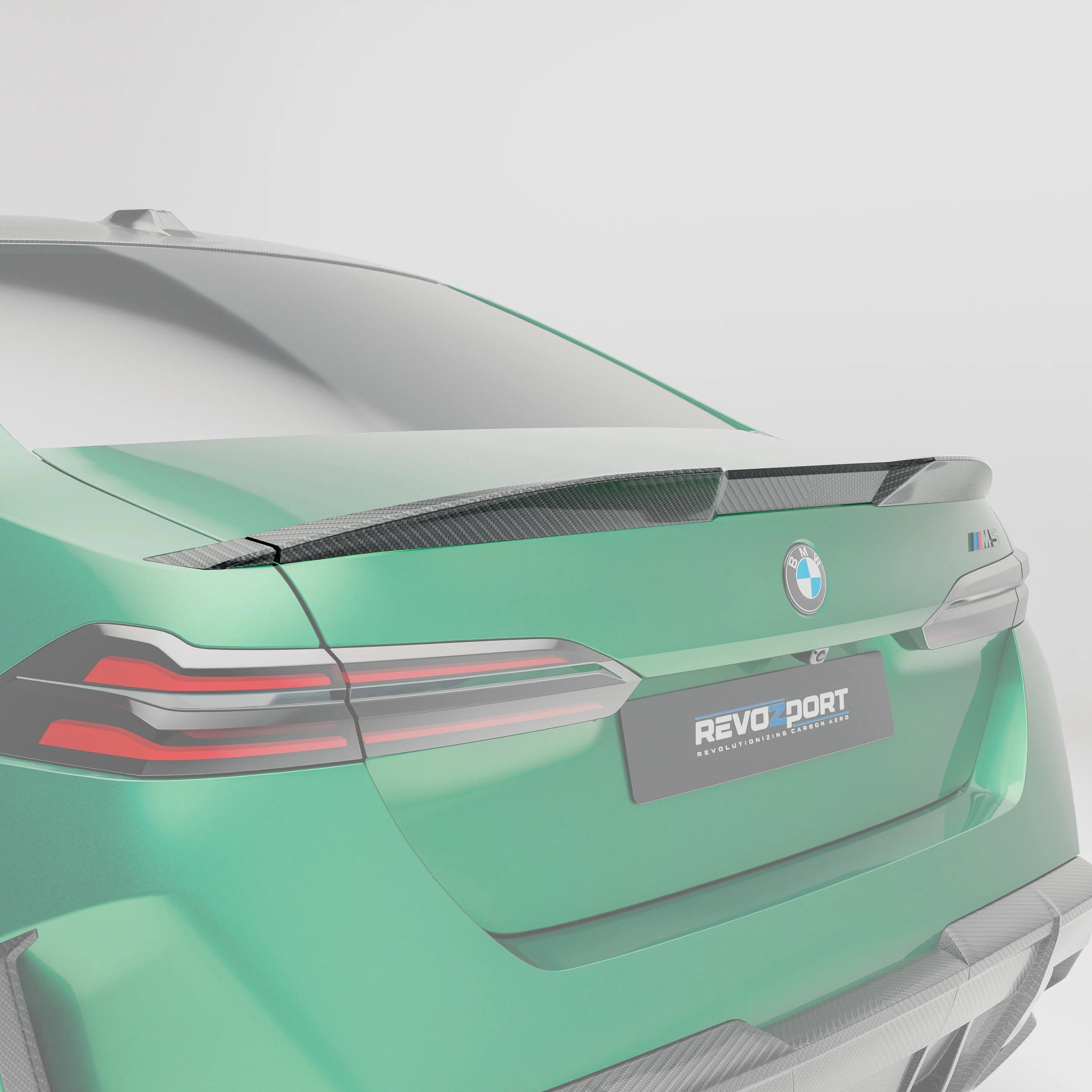 Kies-Motorsports Revozport Revozport Carbon Fiber Rear Spoiler for BMW G90 M5 2025+