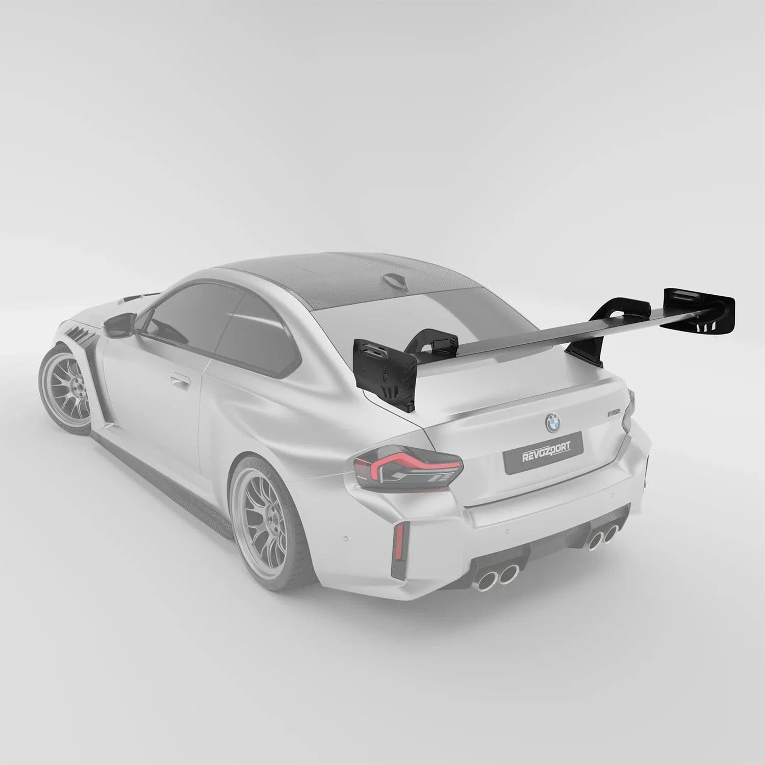 Kies-Motorsports Revozport Revozport Carbon Fiber Rear Wing Spoiler for BMW G87 M2