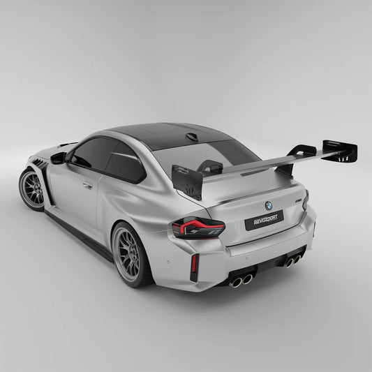 Kies-Motorsports Revozport Revozport Carbon Fiber Rear Wing Spoiler for BMW G87 M2
