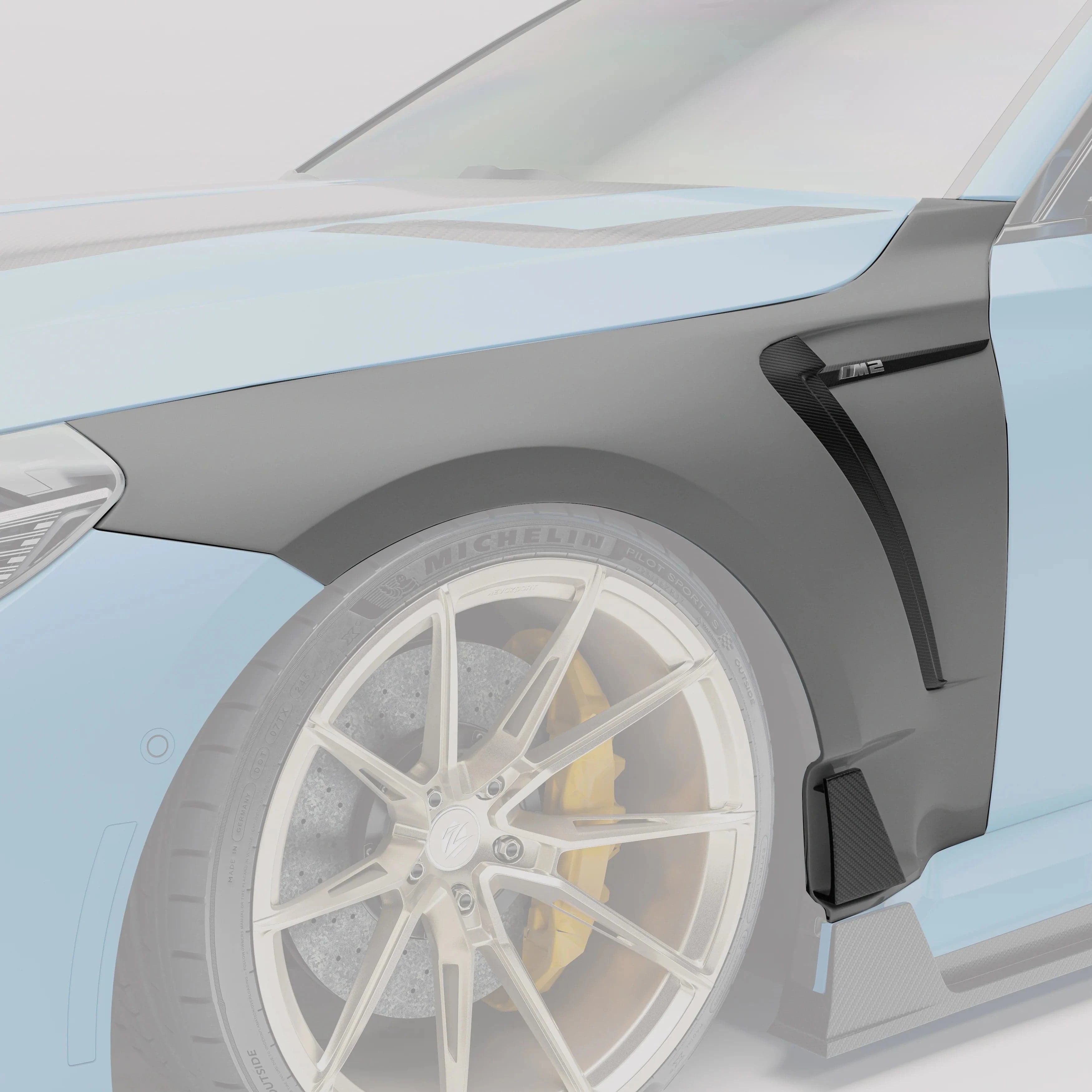 Kies-Motorsports Revozport Revozport Carbon Fiber Side Fenders for BMW G87 M2