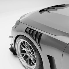 Kies-Motorsports Revozport Revozport Carbon Fiber Side Fenders for BMW G87 M2-V1 HYBIRD FENDER