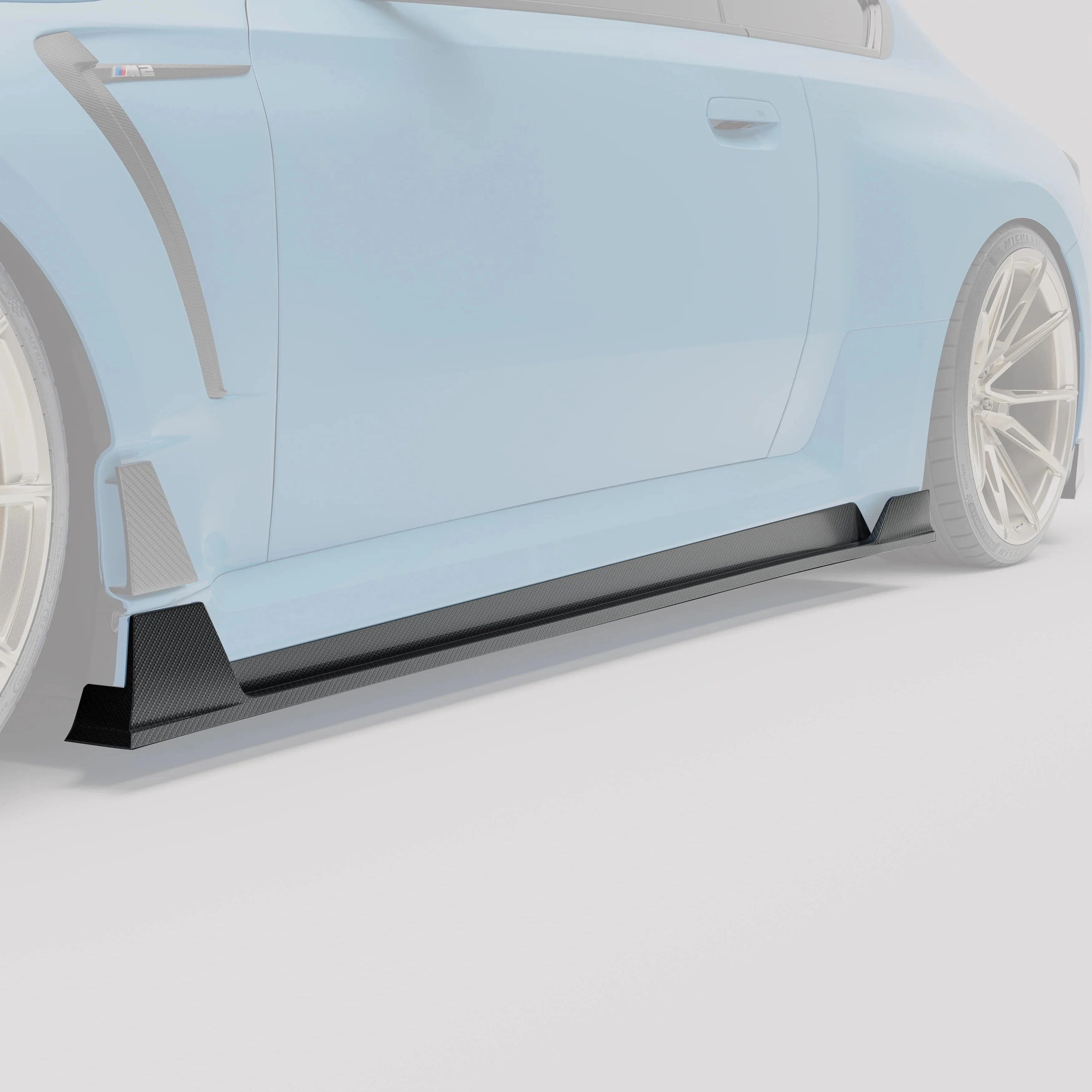 Kies-Motorsports Revozport Revozport Carbon Fiber Side Skirts for BMW G80 G81 M3 2021-2024