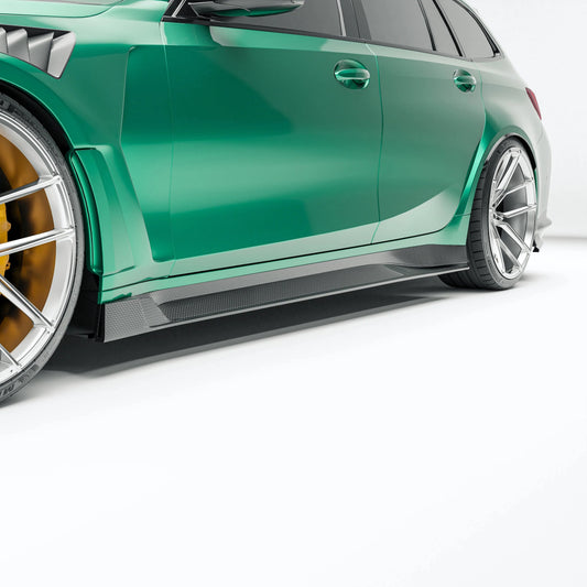 Kies-Motorsports Revozport Revozport Carbon Fiber Side Skirts for BMW G80 G81 M3 2021-2024