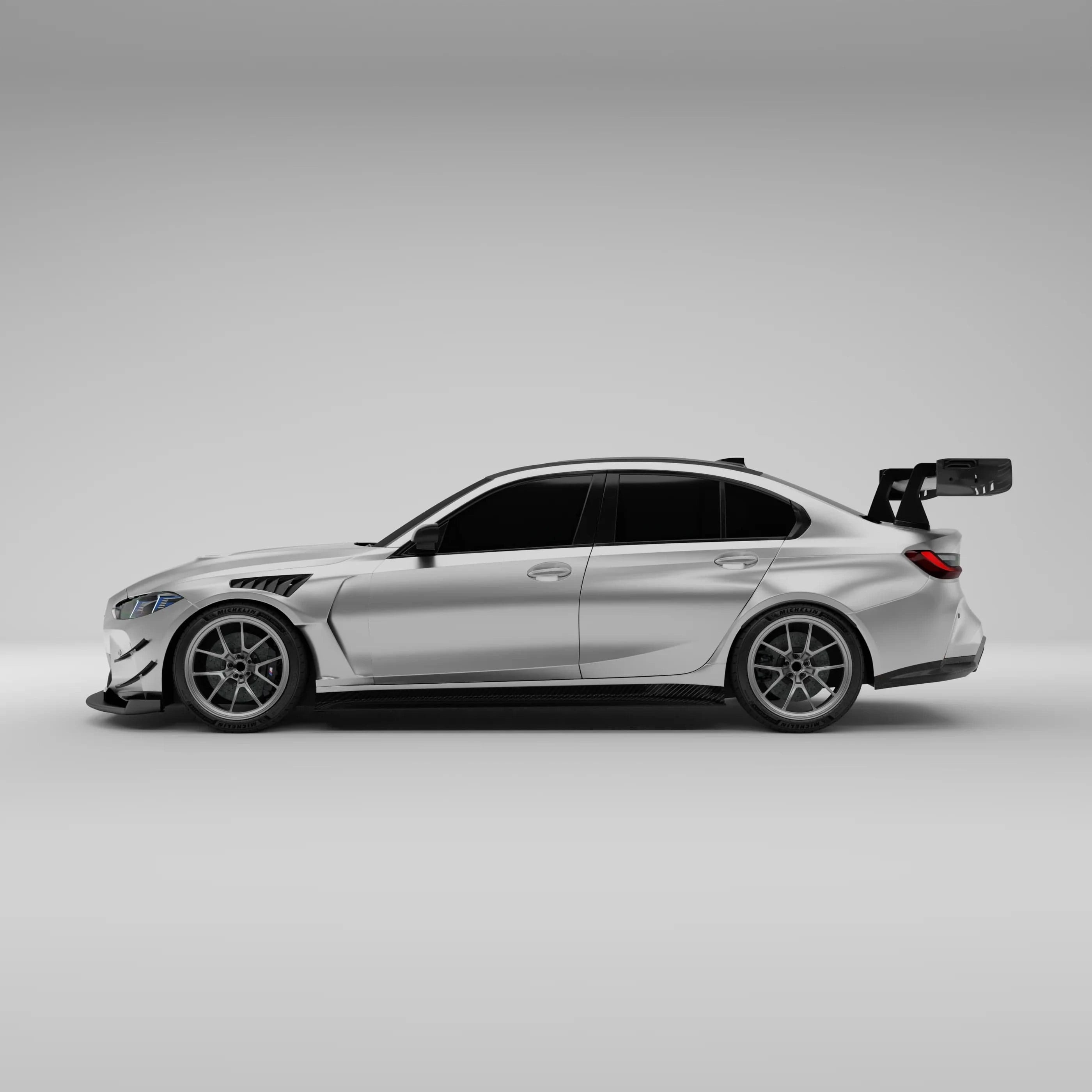Kies-Motorsports Revozport Revozport Carbon Fiber Side Skirts for BMW G80 M3 2021-2024