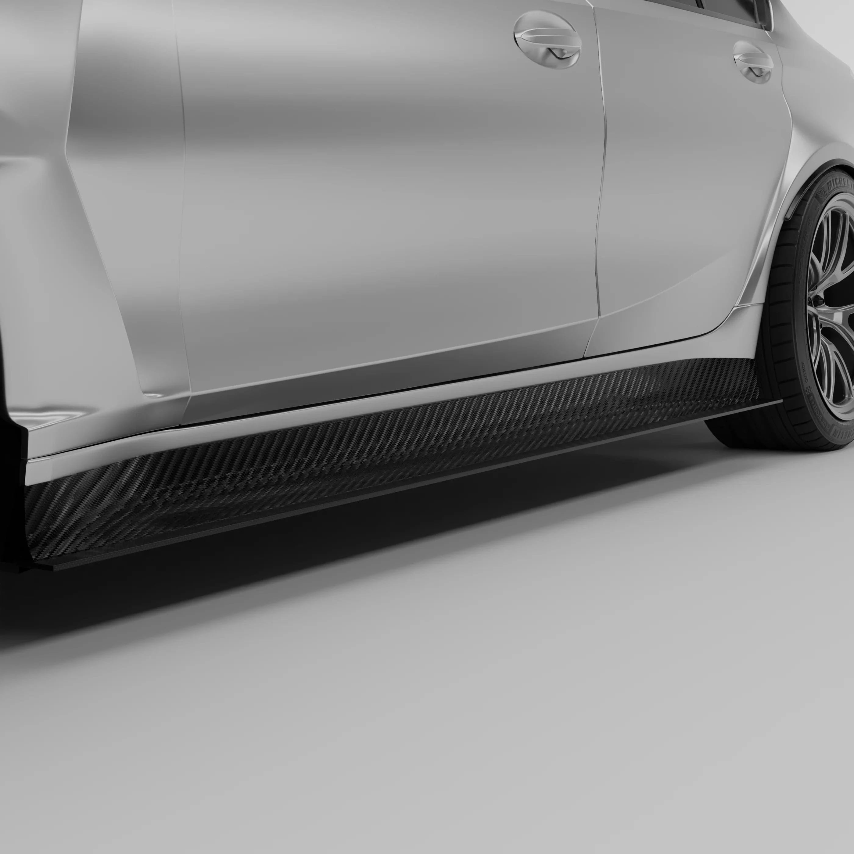 Kies-Motorsports Revozport Revozport Carbon Fiber Side Skirts for BMW G80 M3 2021-2024