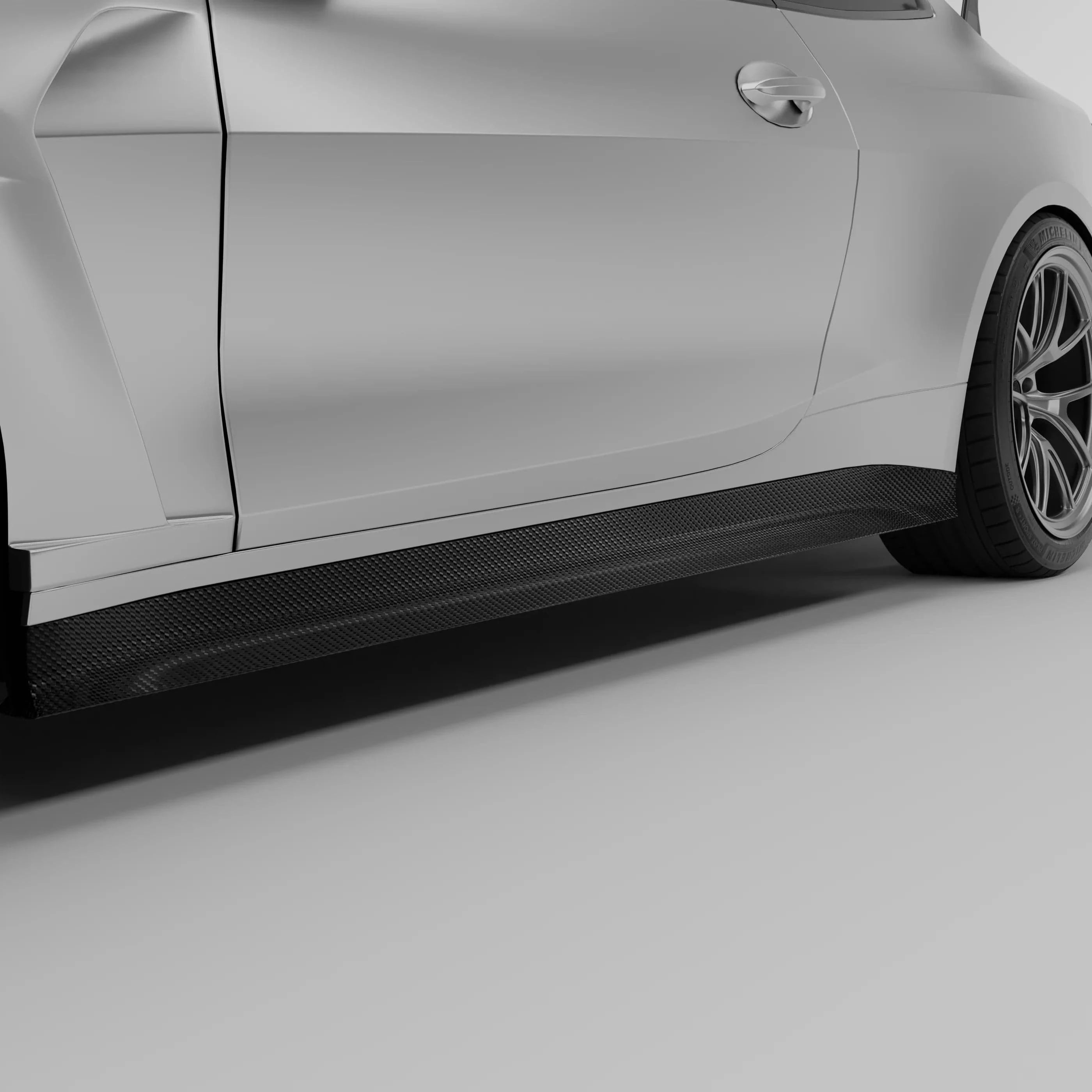 Kies-Motorsports Revozport Revozport Carbon Fiber Side Skirts for BMW G82 G83 M4 2021-2024