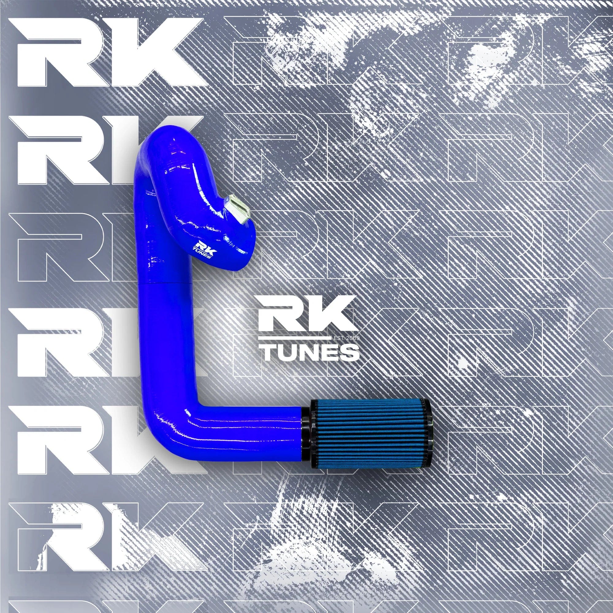 Kies-Motorsports RK TUNES BMW RK G-Series B58 Front Mount Intake Blue / Blue