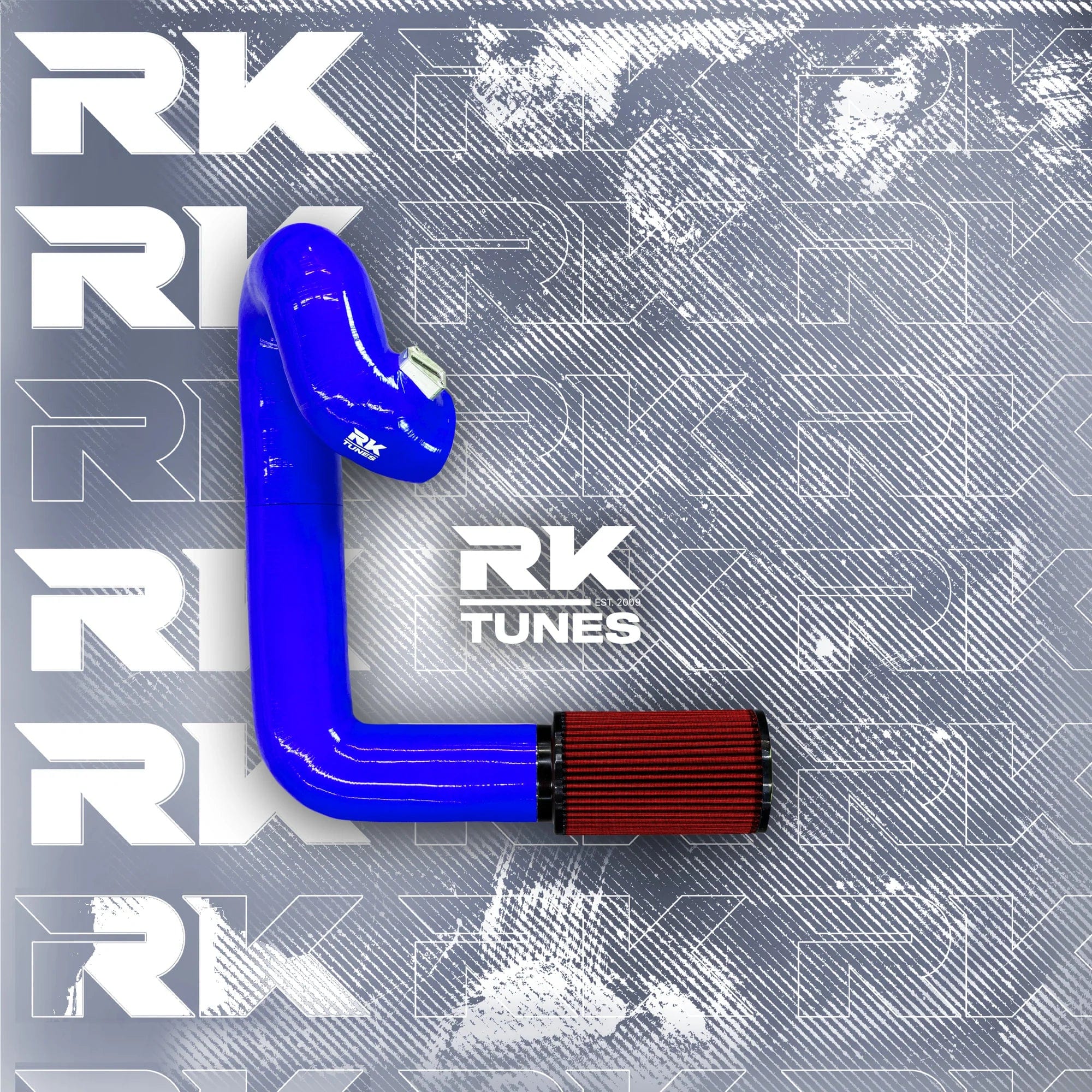 Kies-Motorsports RK TUNES BMW RK G-Series B58 Front Mount Intake Blue / Red