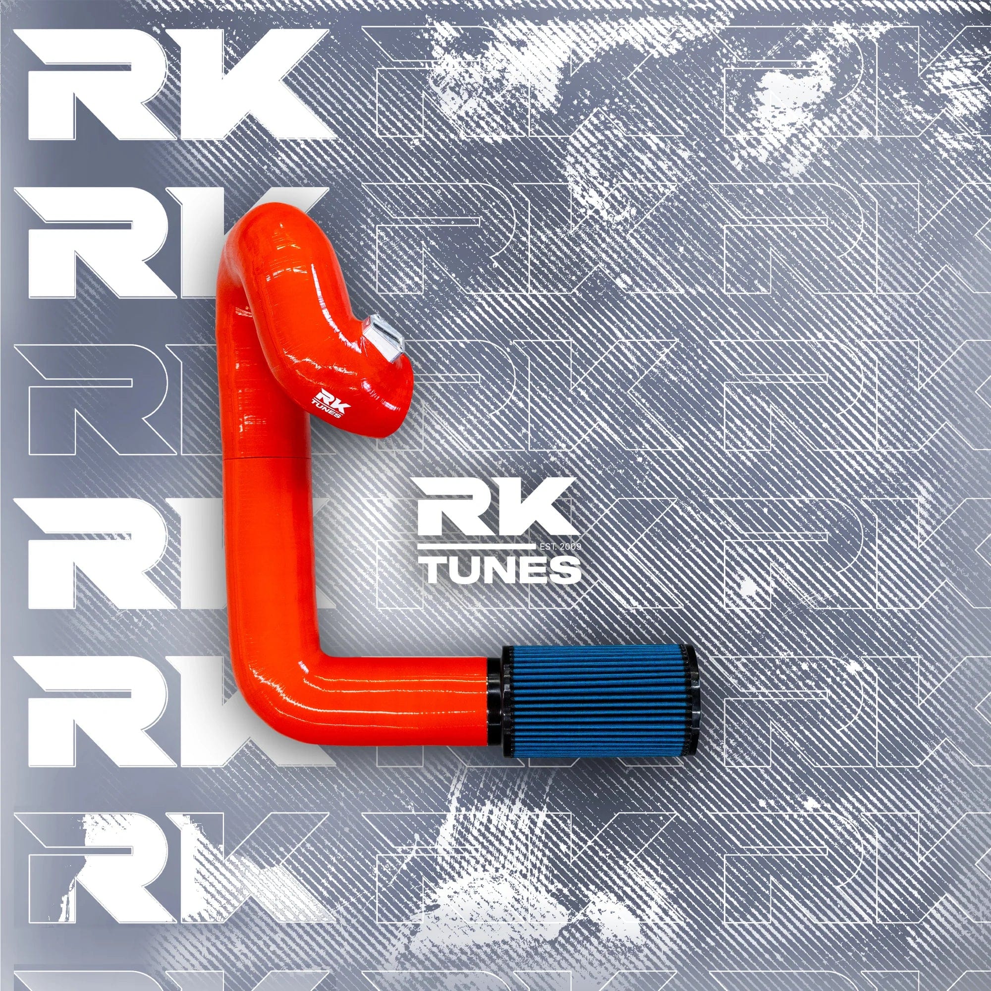 Kies-Motorsports RK TUNES BMW RK G-Series B58 Front Mount Intake Red / Blue