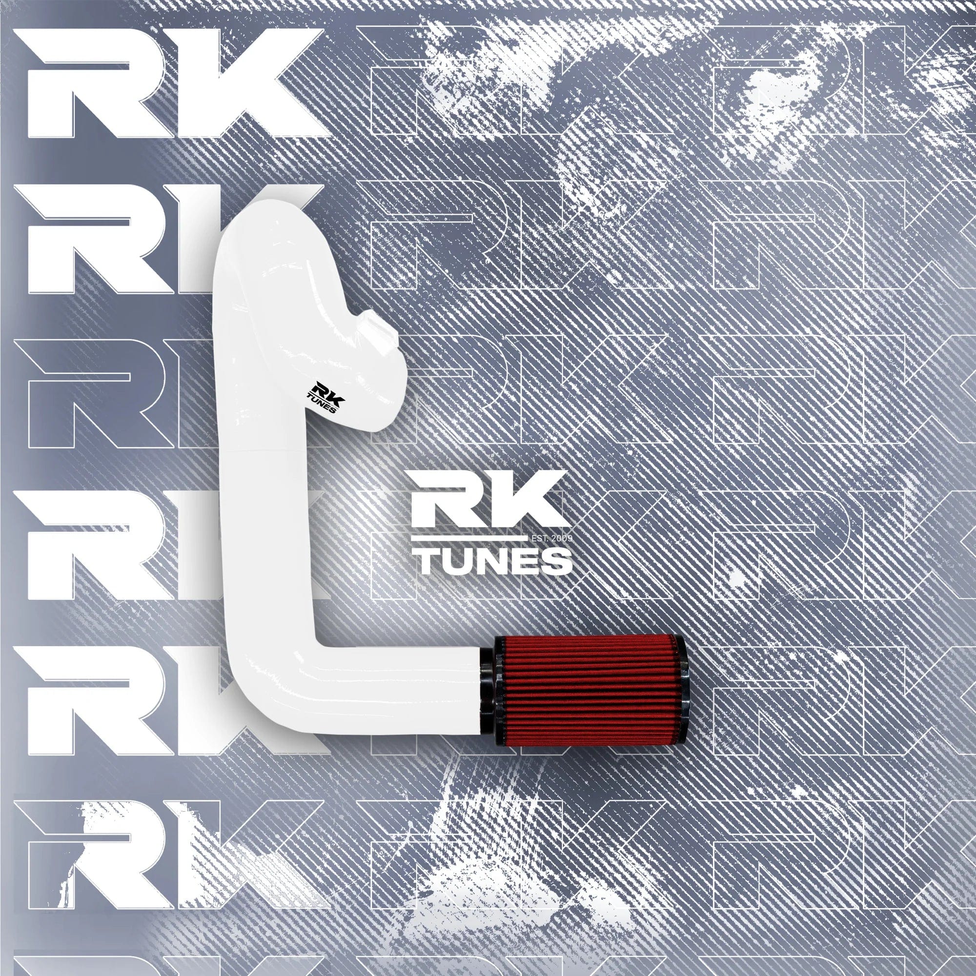 Kies-Motorsports RK TUNES BMW RK G-Series B58 Front Mount Intake White / Red