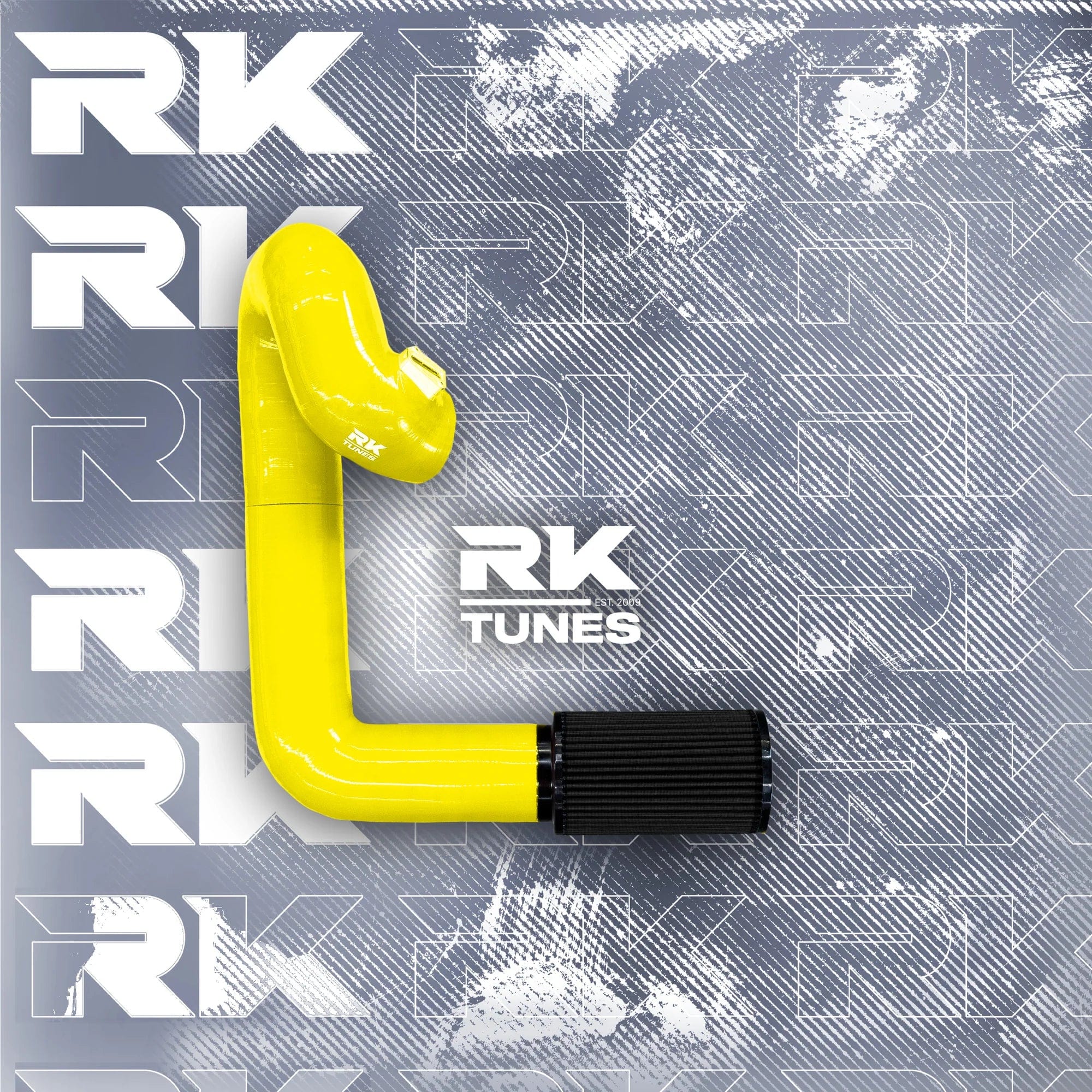 Kies-Motorsports RK TUNES BMW RK G-Series B58 Front Mount Intake Yellow / Black