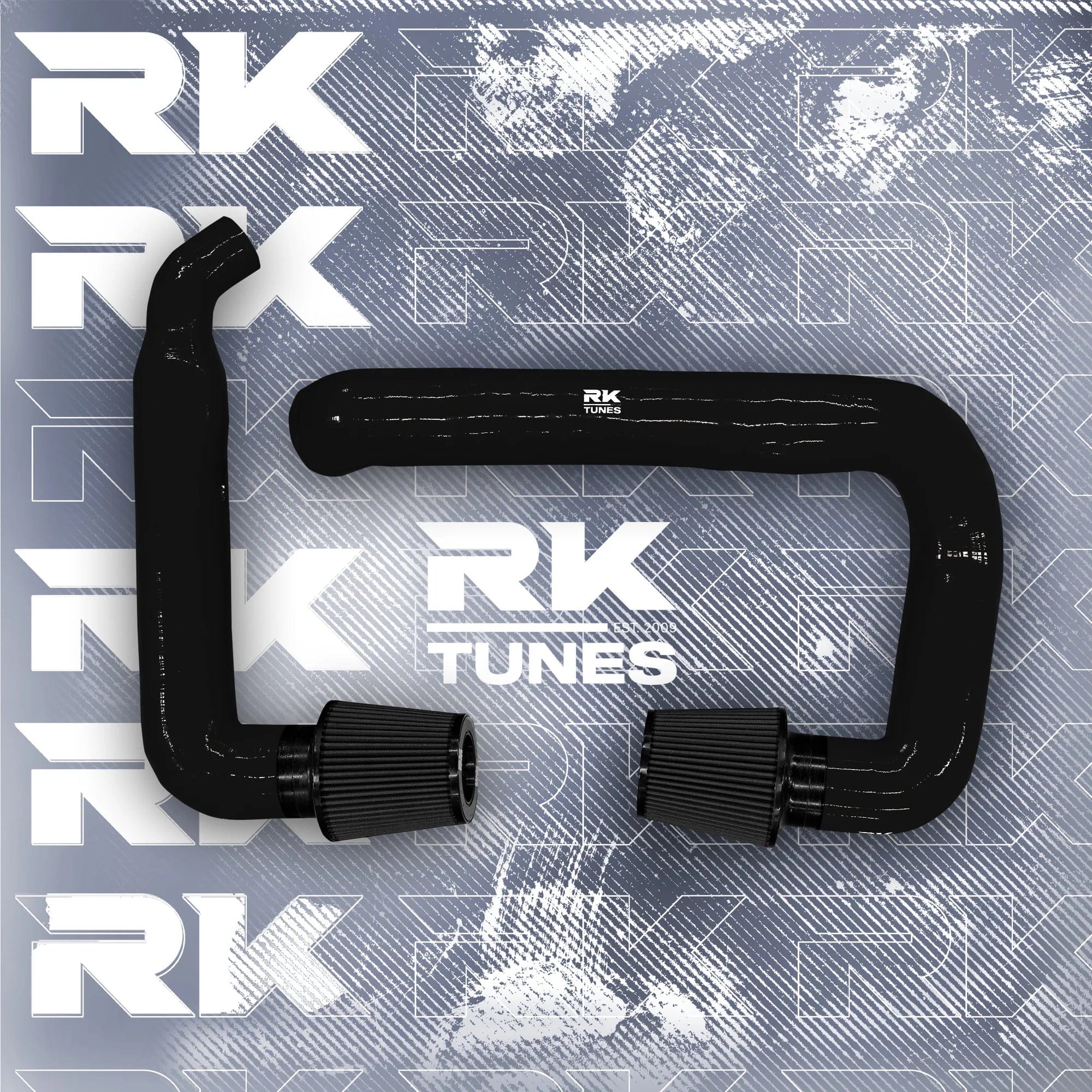 Kies-Motorsports RK TUNES BMW RK X3M / X4M front mount intakes Black / Black
