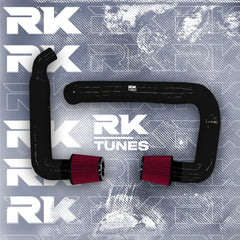 Kies-Motorsports RK TUNES BMW RK X3M / X4M front mount intakes Black / Red