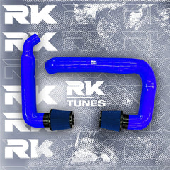 Kies-Motorsports RK TUNES BMW RK X3M / X4M front mount intakes Blue / Blue