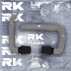 Kies-Motorsports RK TUNES BMW RK X3M / X4M front mount intakes Grey / Black