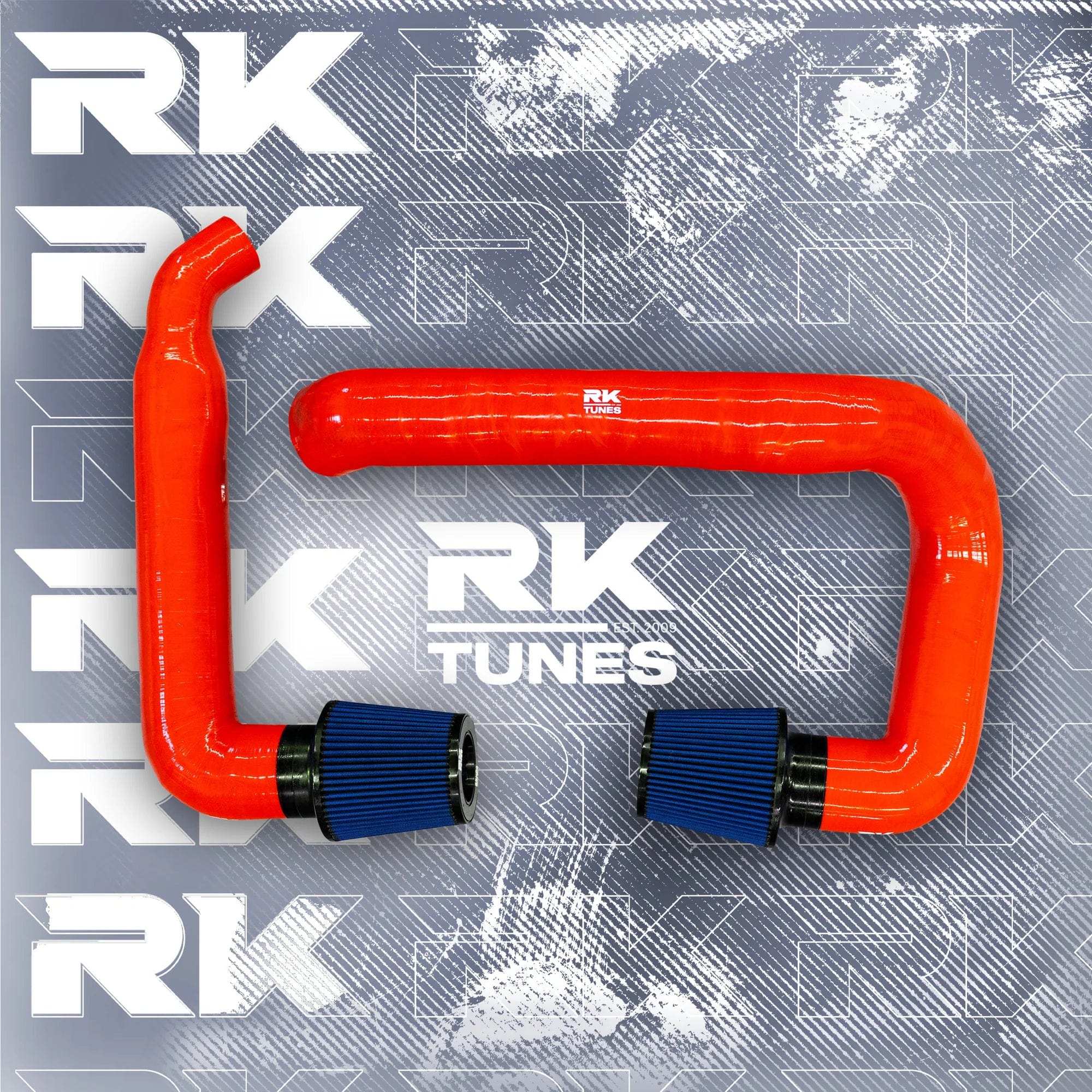 Kies-Motorsports RK TUNES BMW RK X3M / X4M front mount intakes Red / Blue