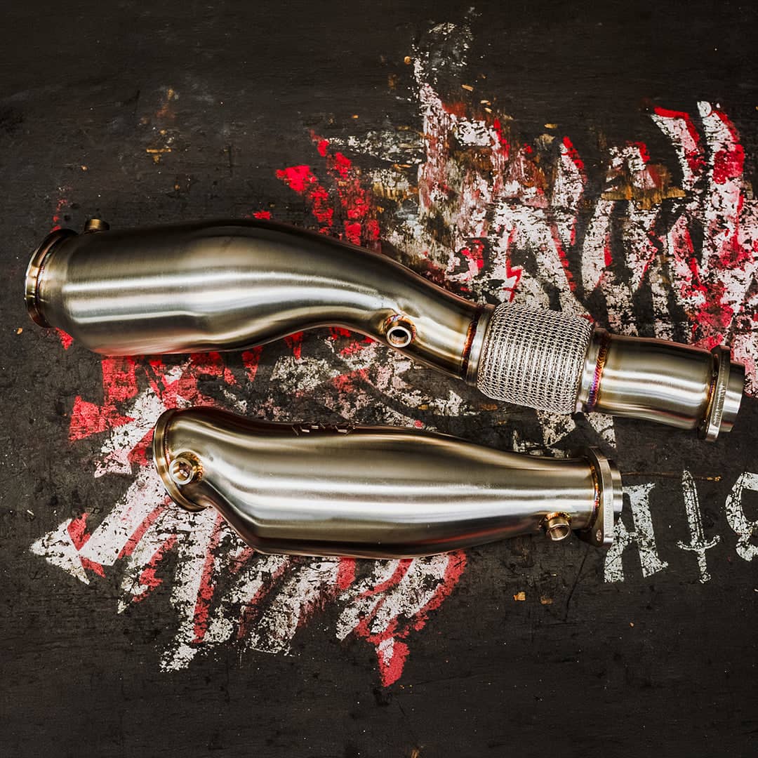 Kies-Motorsports Rvng RaceWorks Rvng (G80,G82, G87) G8X/S58 HydroFlow 5” Catless Downpipes