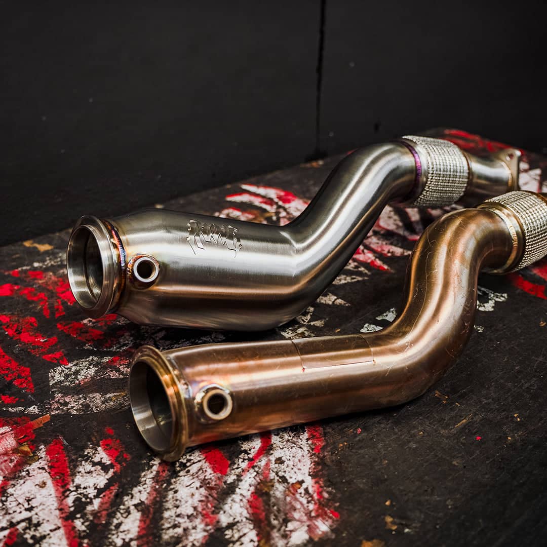 Kies-Motorsports Rvng RaceWorks Rvng (G80,G82, G87) G8X/S58 HydroFlow 5” Catless Downpipes