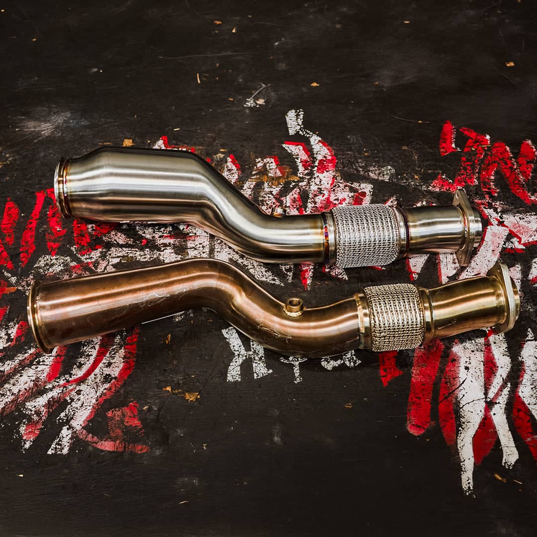 Kies-Motorsports Rvng RaceWorks Rvng (G80,G82, G87) G8X/S58 HydroFlow 5” Catless Downpipes