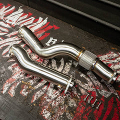 Kies-Motorsports Rvng RaceWorks Rvng (G80,G82, G87) S58 XL Flow Series 3.5” Catless Downpipes