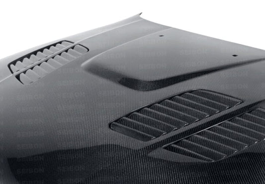 Kies-Motorsports Seibon Seibon 97-03 BMW 5 Series 4Dr (E39) GTR-Style Carbon Fiber Hood