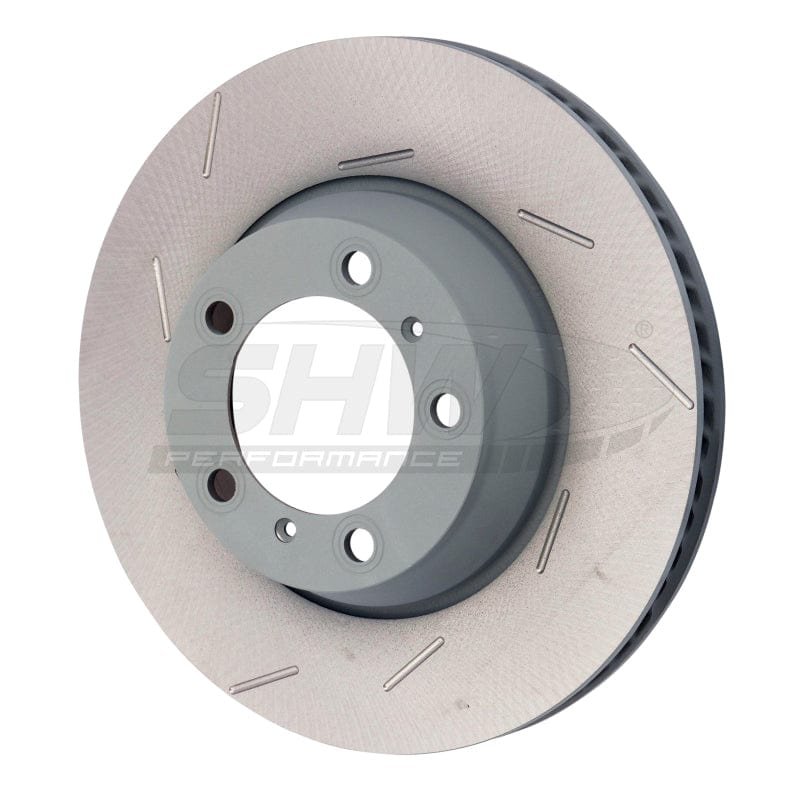 Kies-Motorsports SHW Performance SHW 11-16 Porsche Panamera 4 3.6L w/o Ceramic Brakes Left Rear Slotted MB Brake Rotor (971615601P)